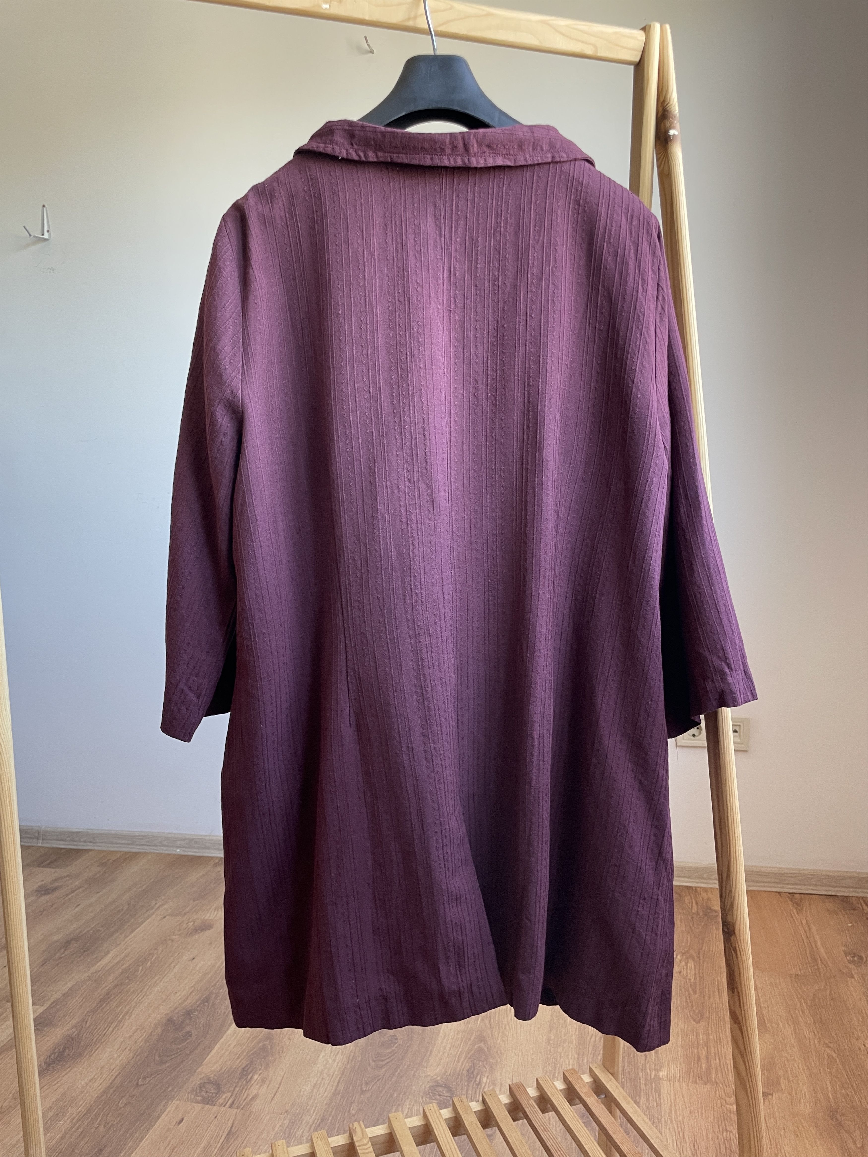Gudrun Sjoden Gudrun Sjoden Womens Muslin Ornamental Cotton Flex Coat Size XL / US 12-14 / IT 48-50 - 2 Thumbnail