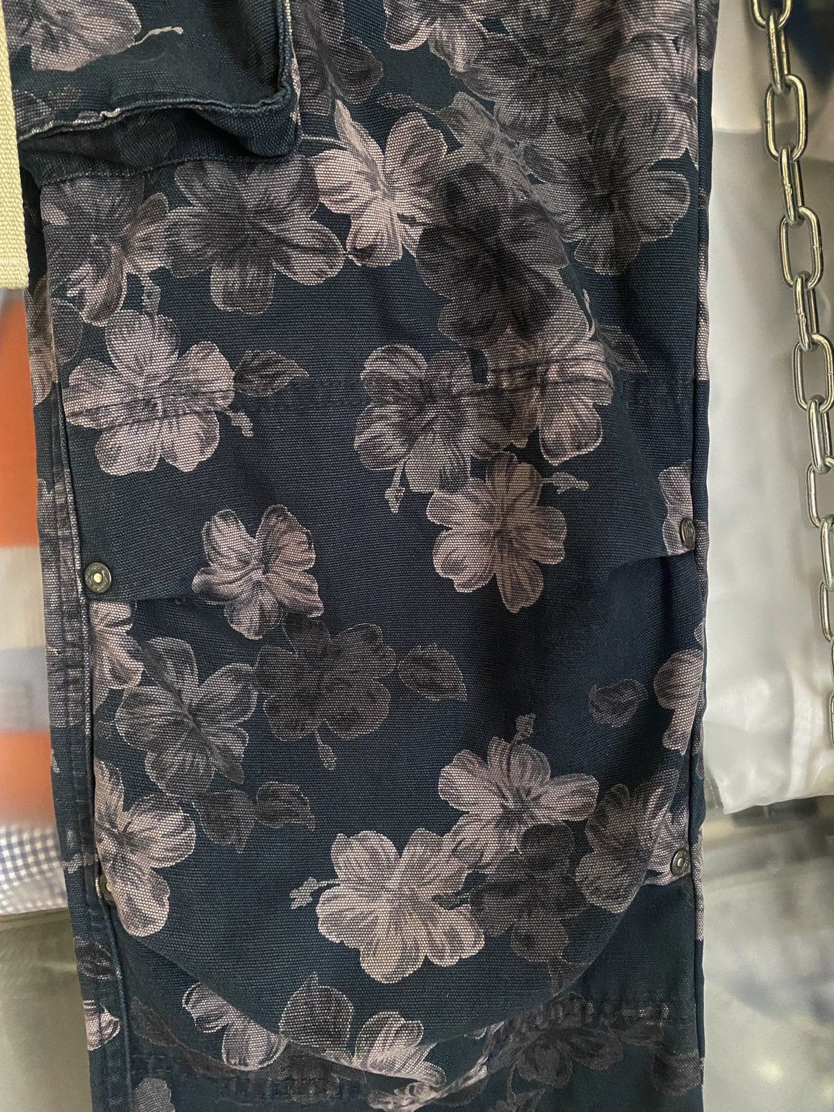 Hysteric Glamour Sunny Clouds Allover Print Floral Strght Leg like Denim Tear Size US 29 - 8 Thumbnail