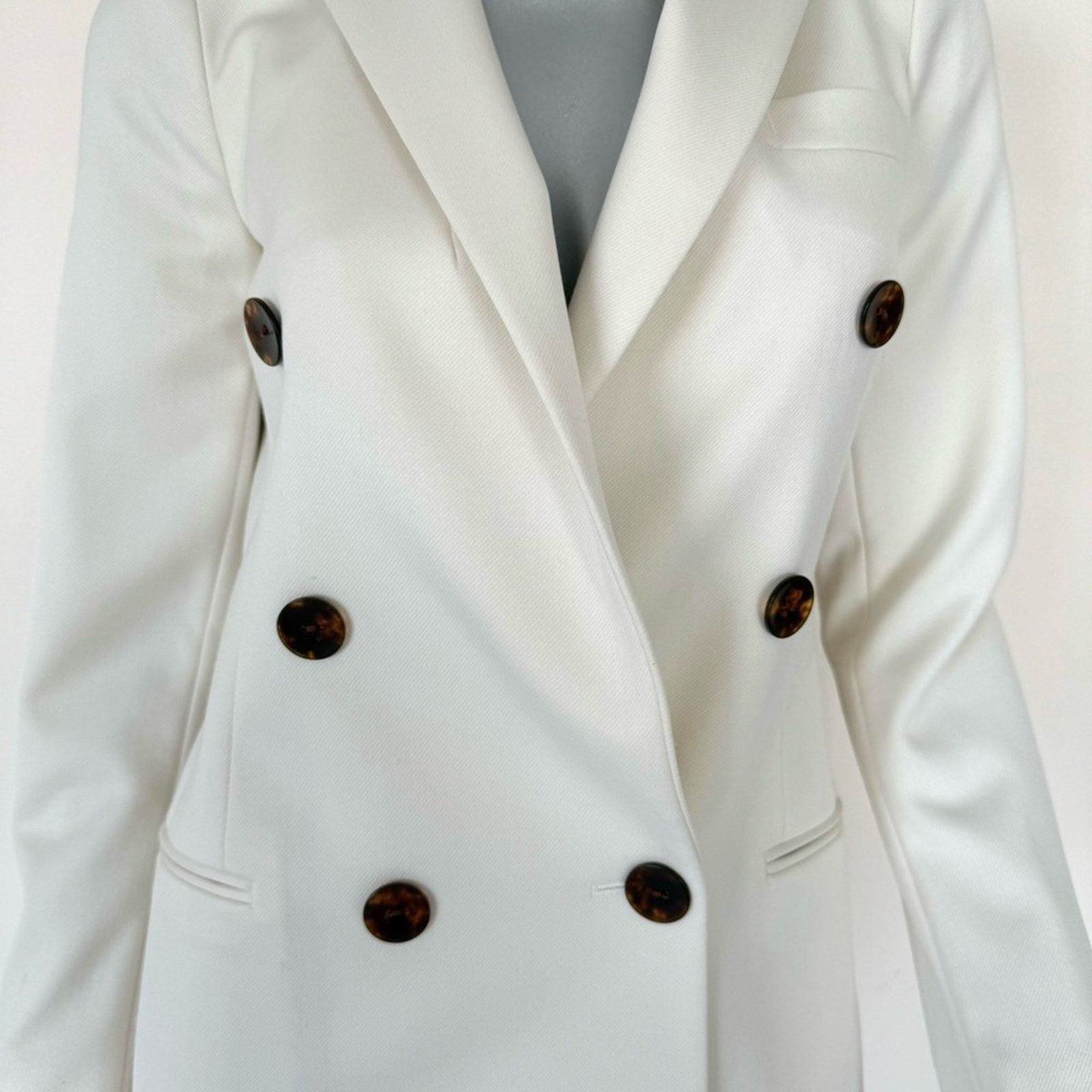 Reiss REISS women white jacket blazer size 2 US Retail 650$ Size XS / US 0-2 / IT 36-38 - 2 Thumbnail