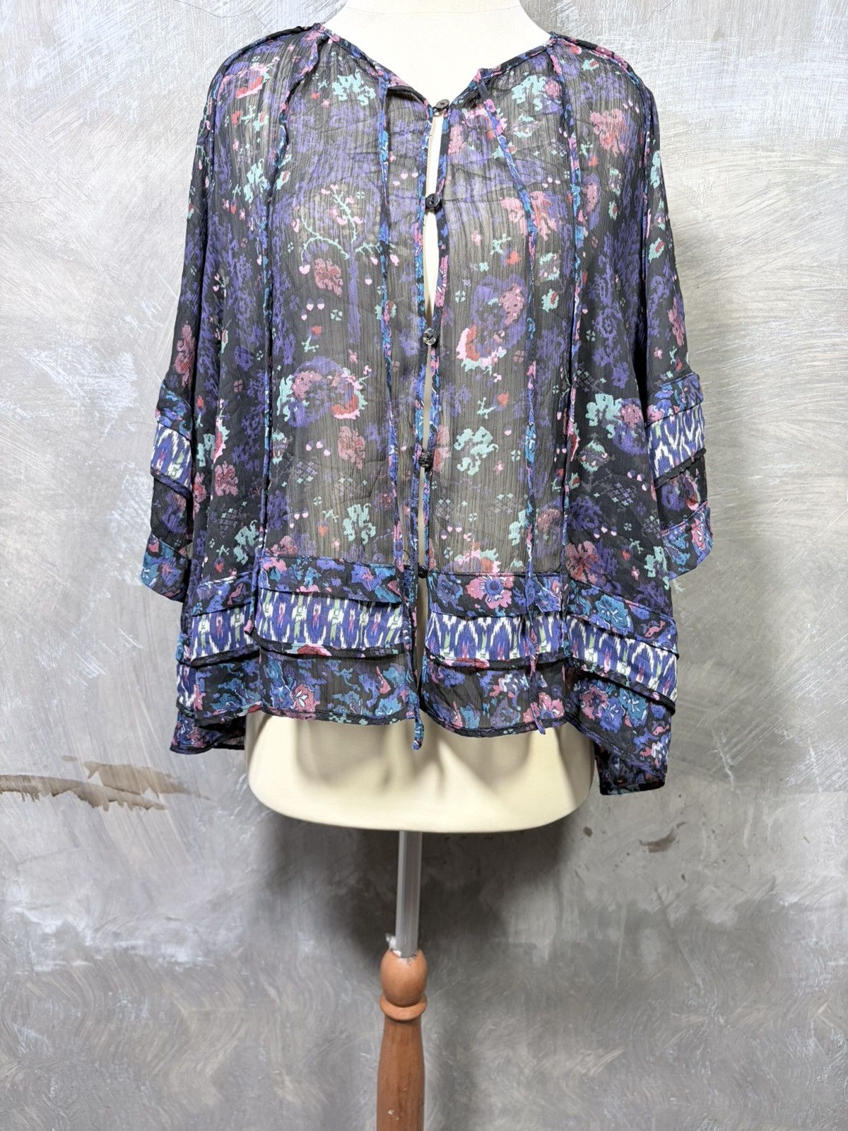 Anna Sui Anna Sui Women Button Up Mesh Tops Size M / US 6-8 / IT 42-44 - 3 Thumbnail