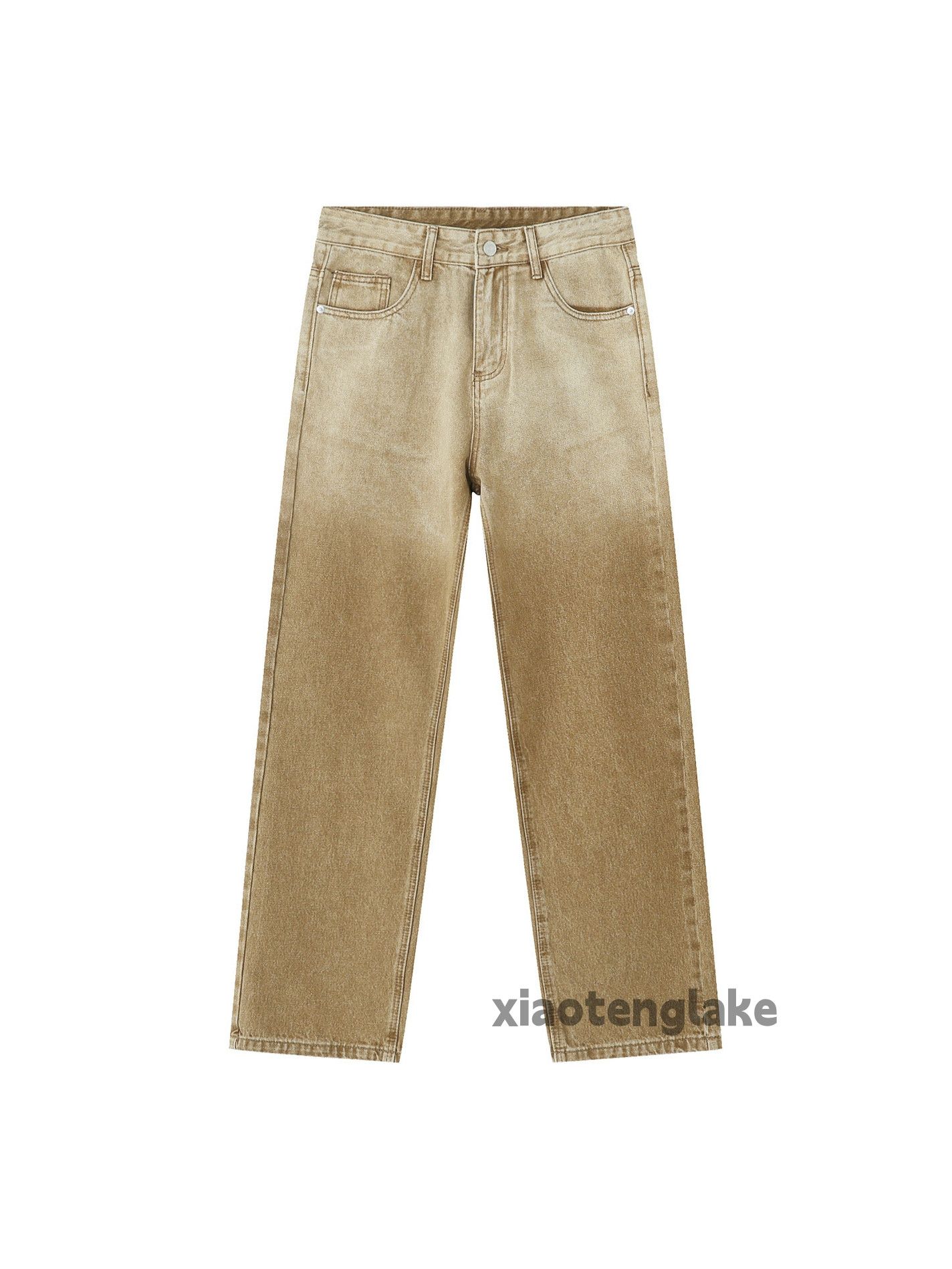 Jean × Vintage washed faded tie dye gradient loose skate hiphop jeans Size US 32 / EU 48 - 5 Thumbnail