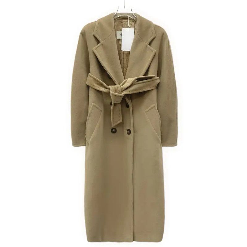 MaxMara Brown Wool Long Coat 0089