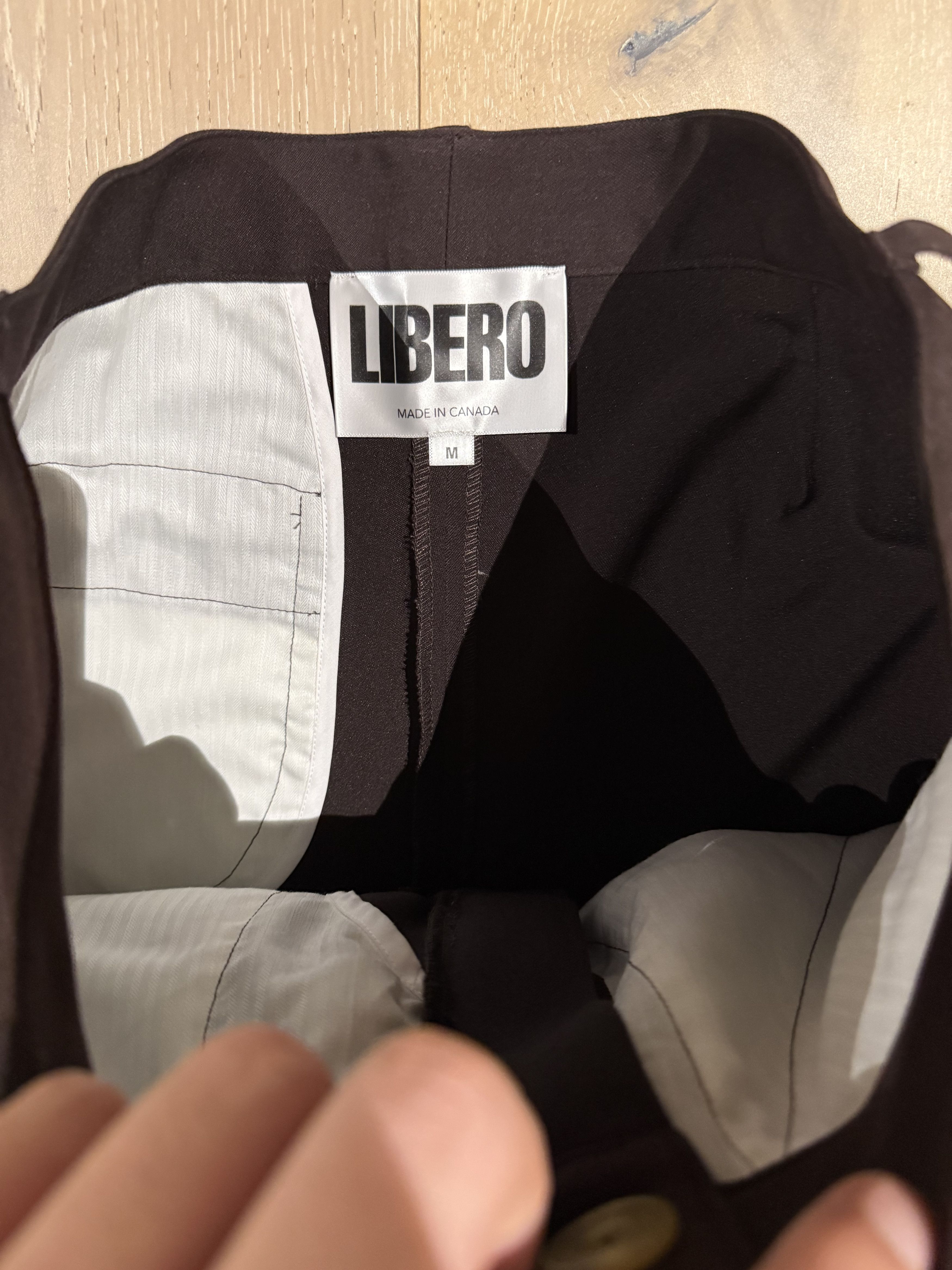 Libero 💚 Libero Pleated Brown Wool Pants Medium NEW Size US 30 / EU 46 - 8 Thumbnail