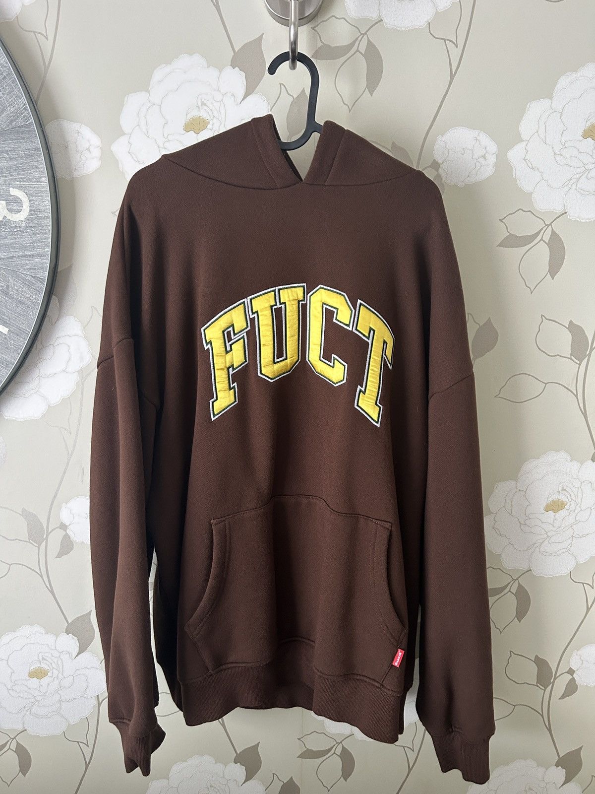 image of Fuct Academy Logo Hoodie - Brown - Xl, Men's