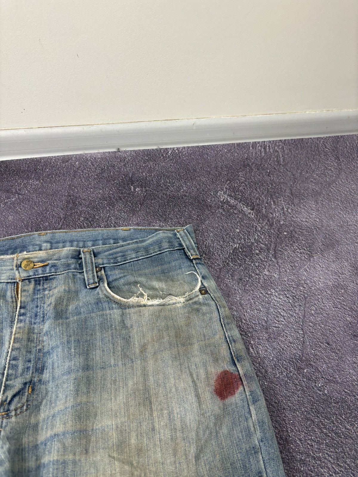 Carhartt Vintage Carhartt Workwear Y2K Faded Hype Denim Baggy Jeans Size US 38 / EU 54 - 13 Thumbnail