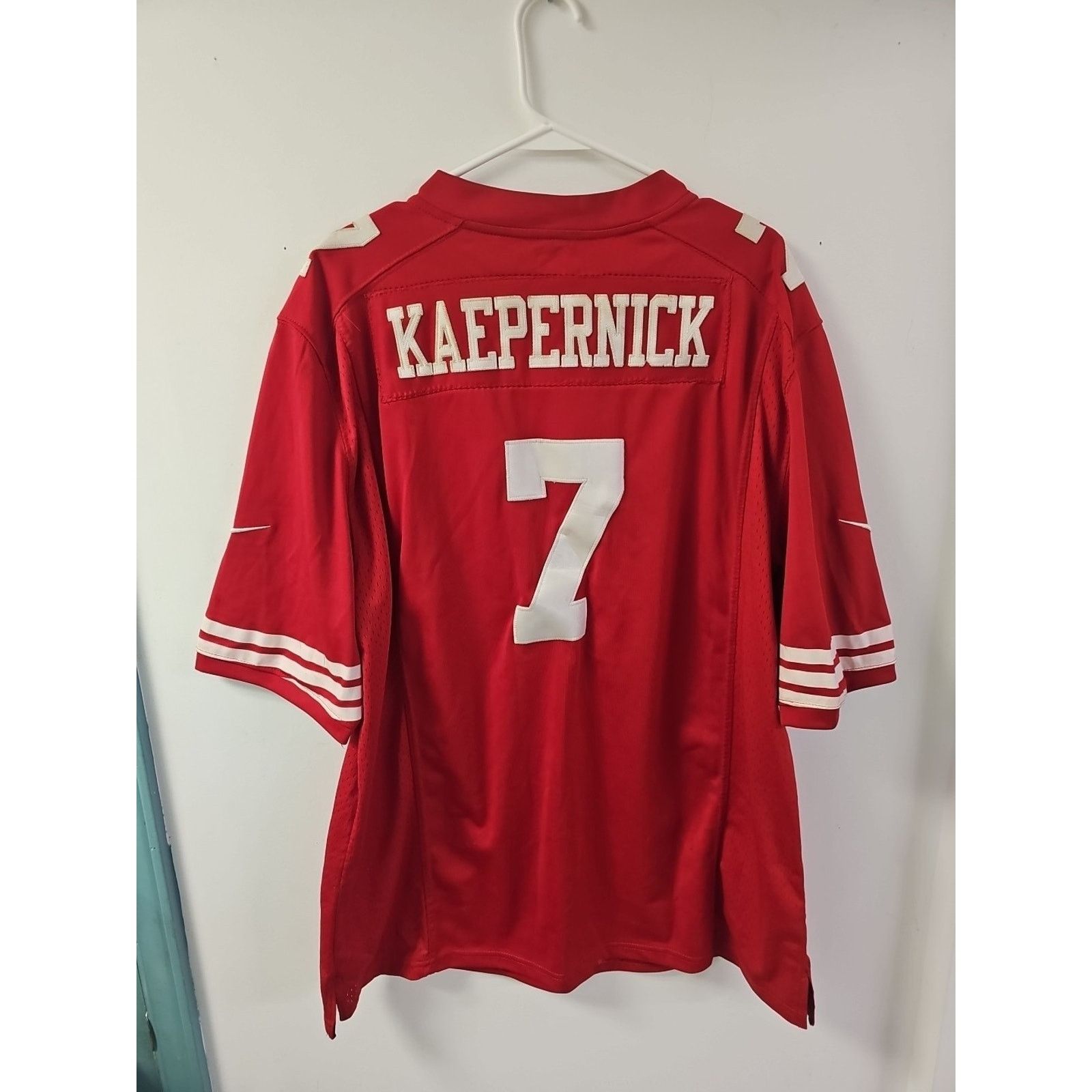 Nike Nike Collin Kaepernick #7 SF 49ers Jersey Mens 2XL NFL Red Size US XXL / EU 58 / 5 - 9 Thumbnail