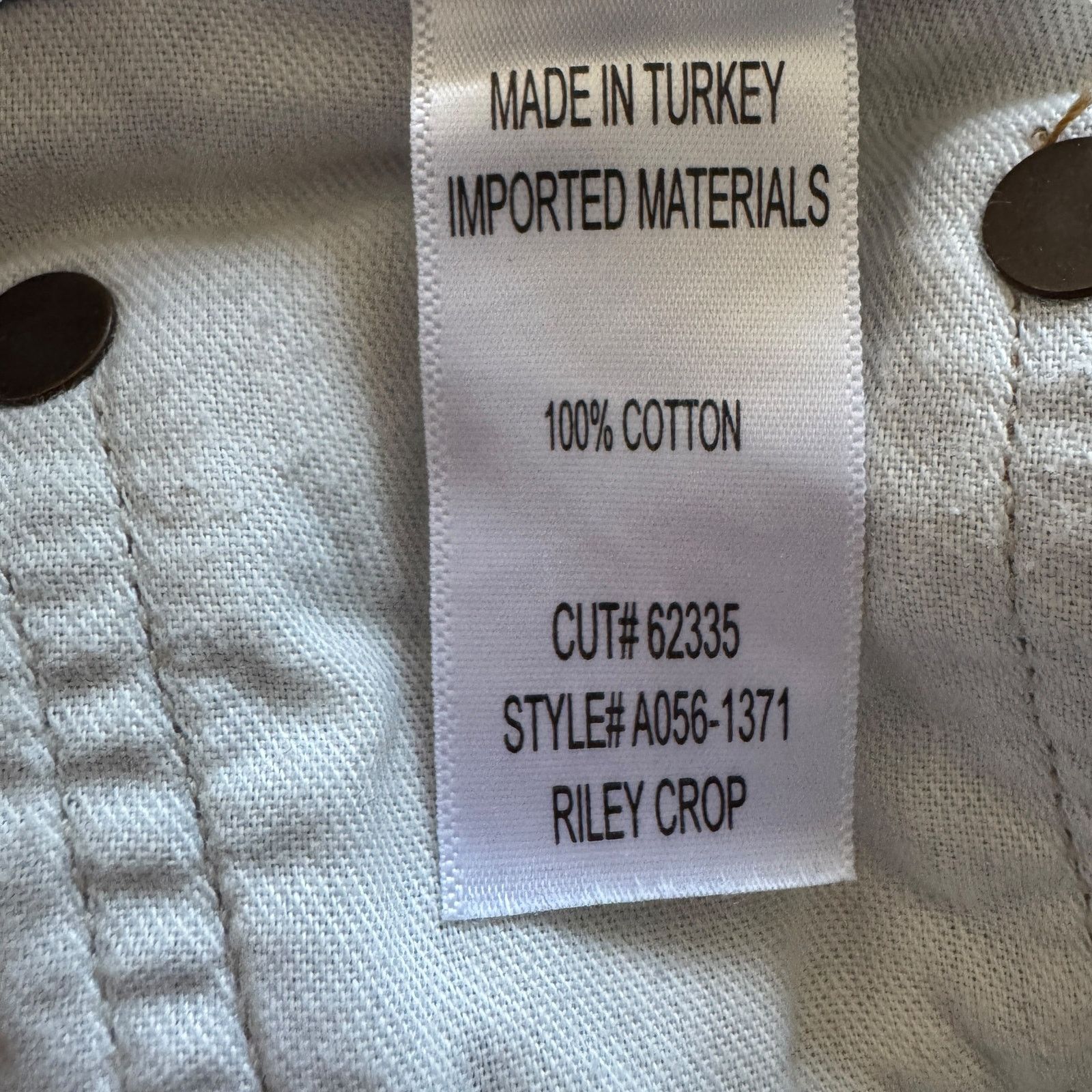 Agolde AGOLDE Riley High Rise Straight Crop Jean Haven Wash Size 25" / US 0 / IT 36 - 10 Thumbnail