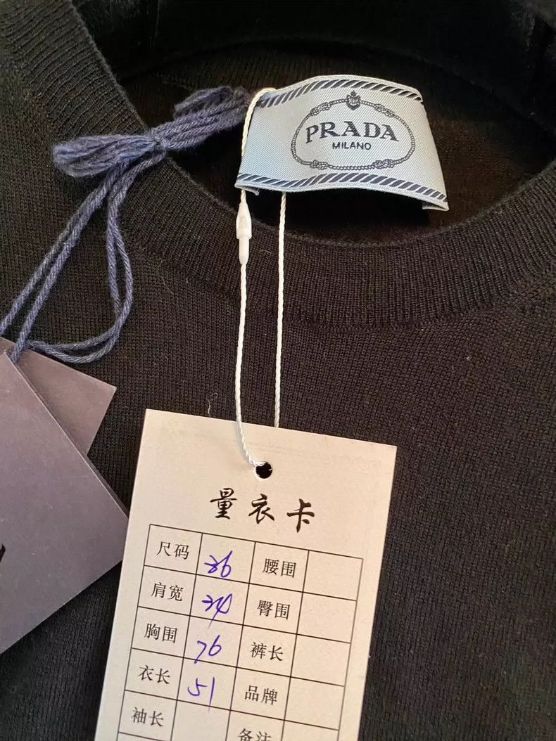 Prada Prada Small logo knitted short sleeves 2504-Nextarrow Size XS / US 0-2 / IT 36-38 - 3 Thumbnail