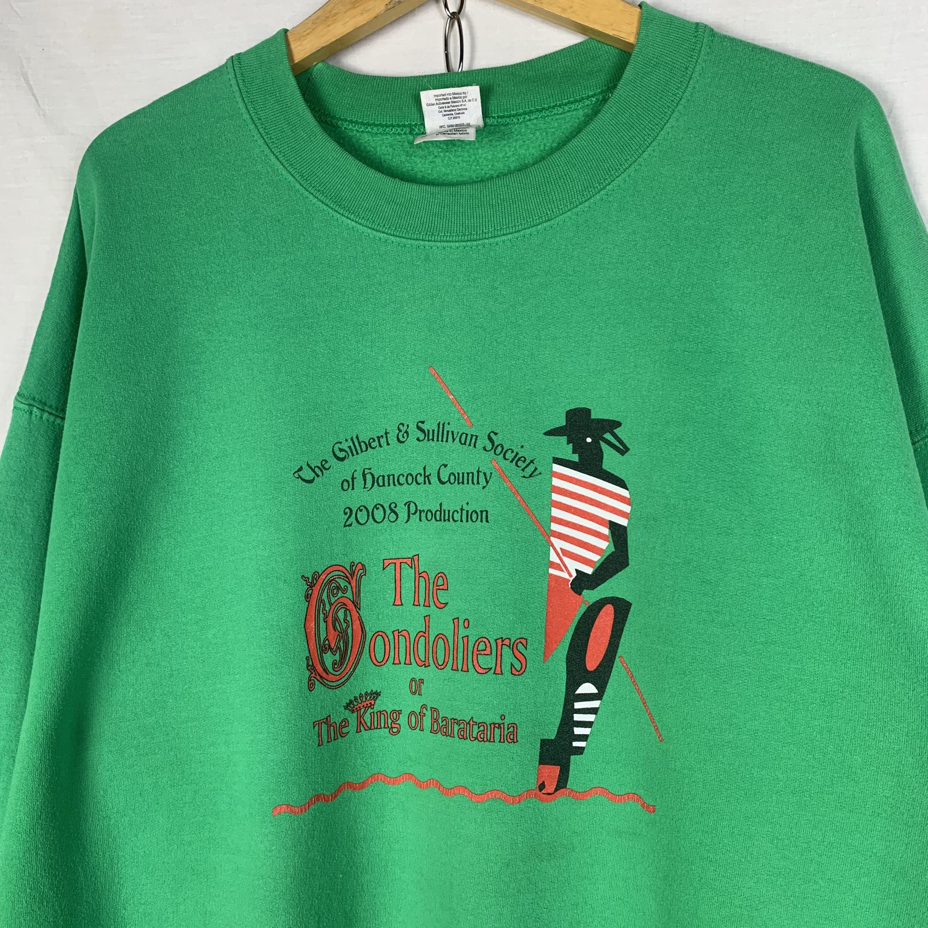 Vintage Vintage The Gondoliers King of Barataria Sweatshirt Crewneck Size US XL / EU 56 / 4 - 3 Thumbnail