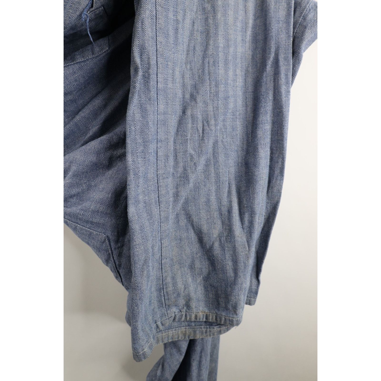 Vintage Vintage 60s Streetwear Herringbone Twill Denim Coveralls Size US 38 / EU 54 - 10 Thumbnail