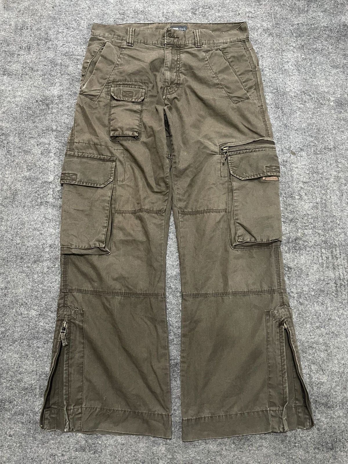 If Six Was Nine × Le Grande Bleu (L.G.B.) 2000s - Apocalypse Style Bondage Pants Size US 30 / EU 46 - 1 Thumbnail