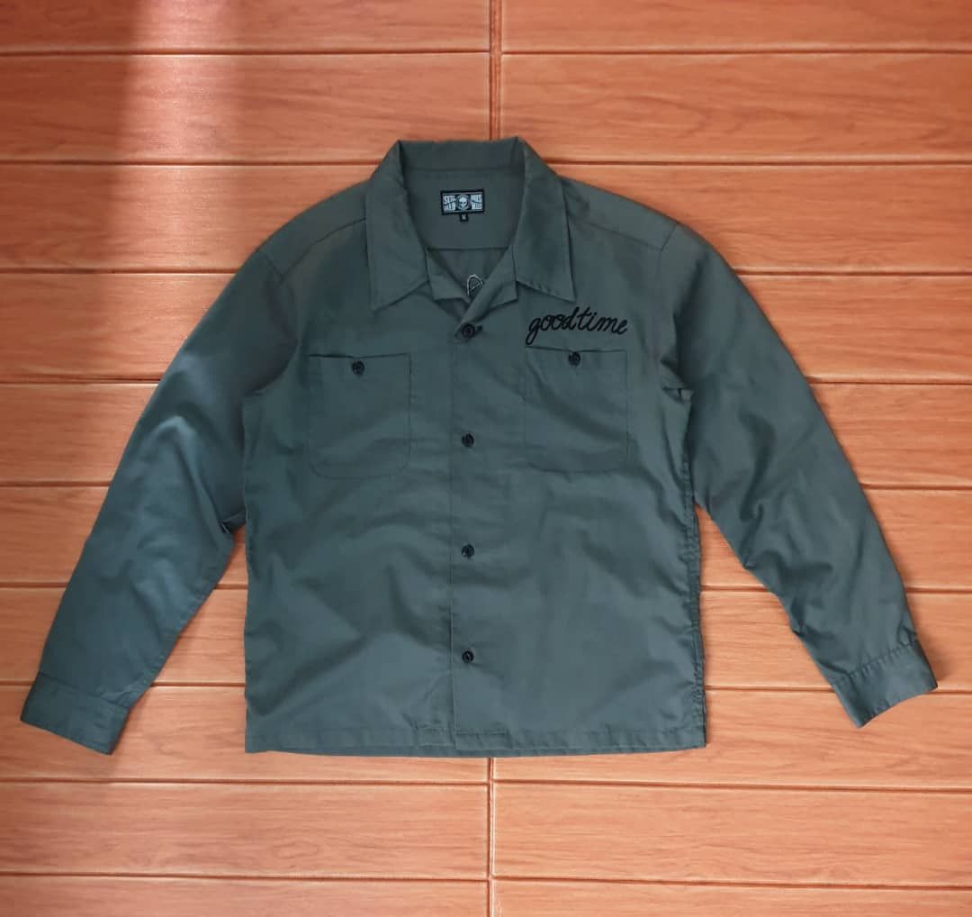 Japanese Brand Skull work hard ware shirt Size US M / EU 48-50 / 2 - 8 Thumbnail