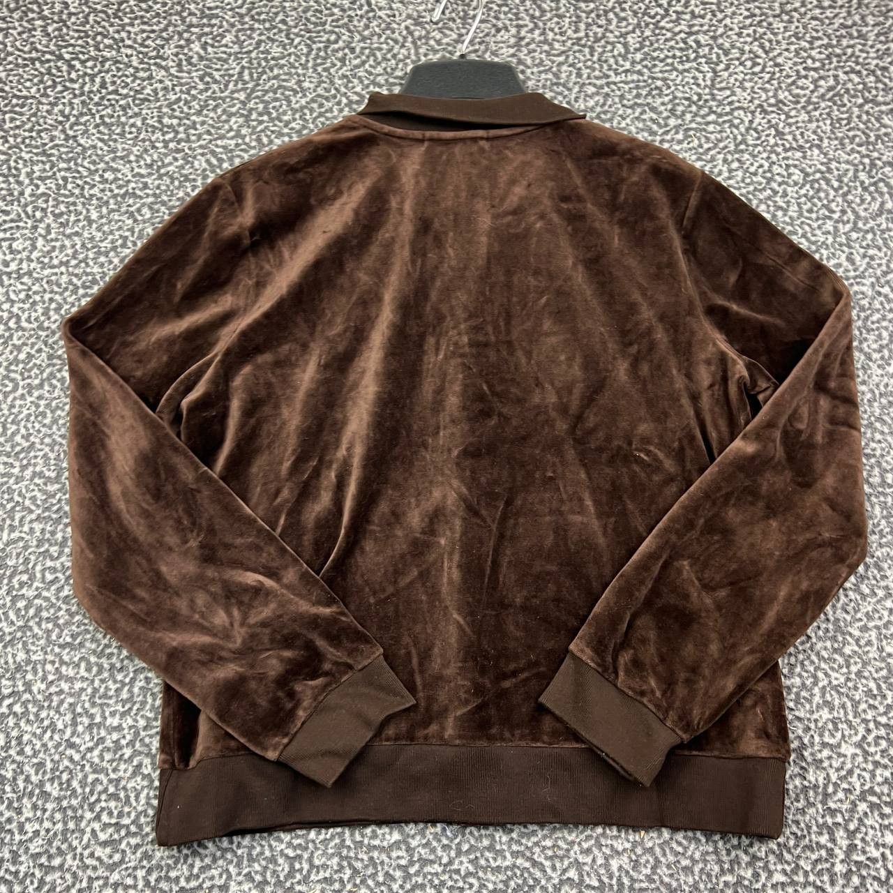 Lauren Ralph Lauren Lauren Ralph Lauren Jacket Women XL Brown Velour Snap Button Size XL / US 12-14 / IT 48-50 - 2 Thumbnail