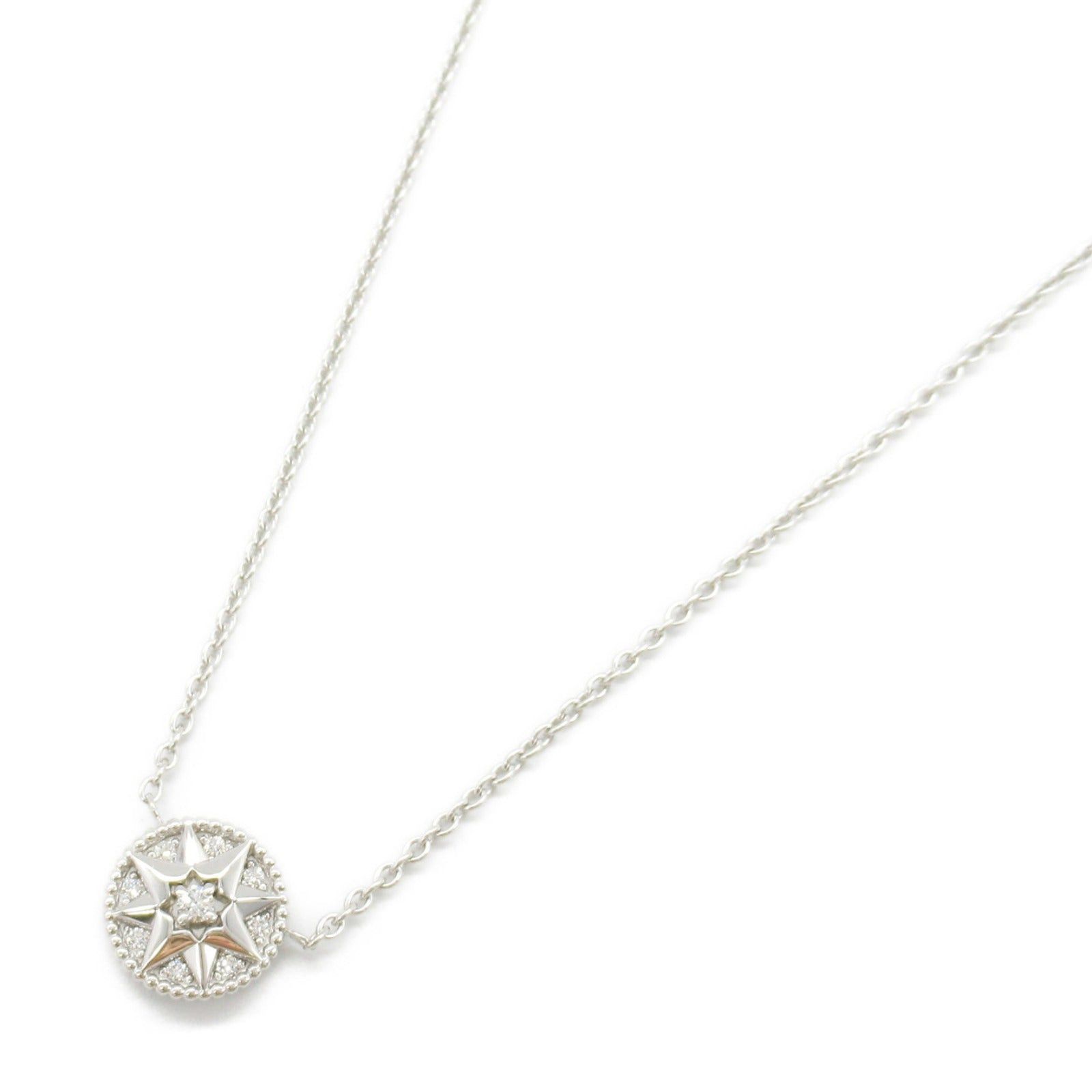 Dior Dior Rose Thevan Diamond Necklace K18Wg (White Gold) Clear Size ONE SIZE - 1 Thumbnail