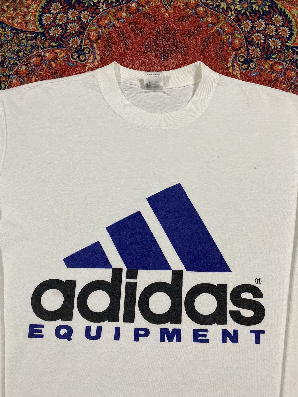 Adidas Vintage Adidas Equipment L/S T-shirt Size US L / EU 52-54 / 3 - 2 Thumbnail