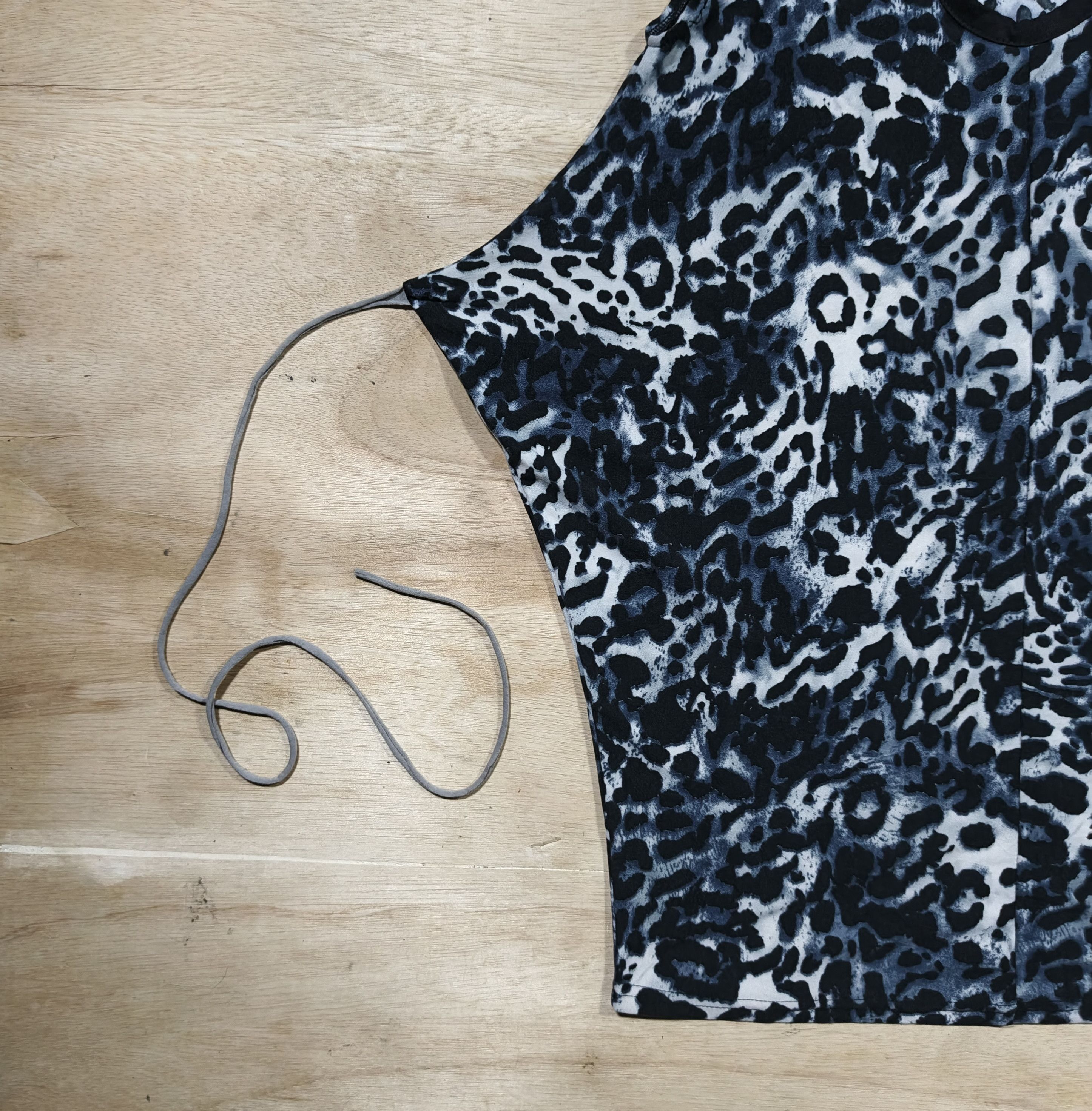 Other Cherie 00's Leopard Print Fringe Tank Top Size L / US 10 / IT 46 - 3 Thumbnail