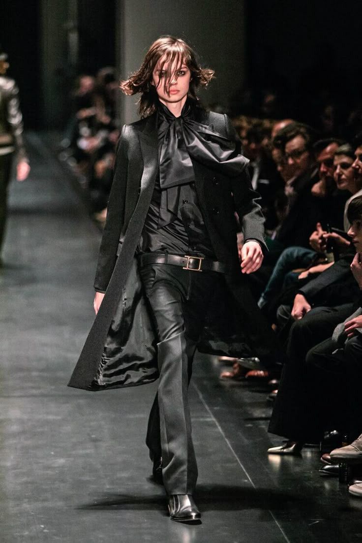 Dior Dior Homme Hedi Slimane 05AW/FW Flared Bootcut Tuxedo Pants Size US 28 / EU 44 - 2 Thumbnail