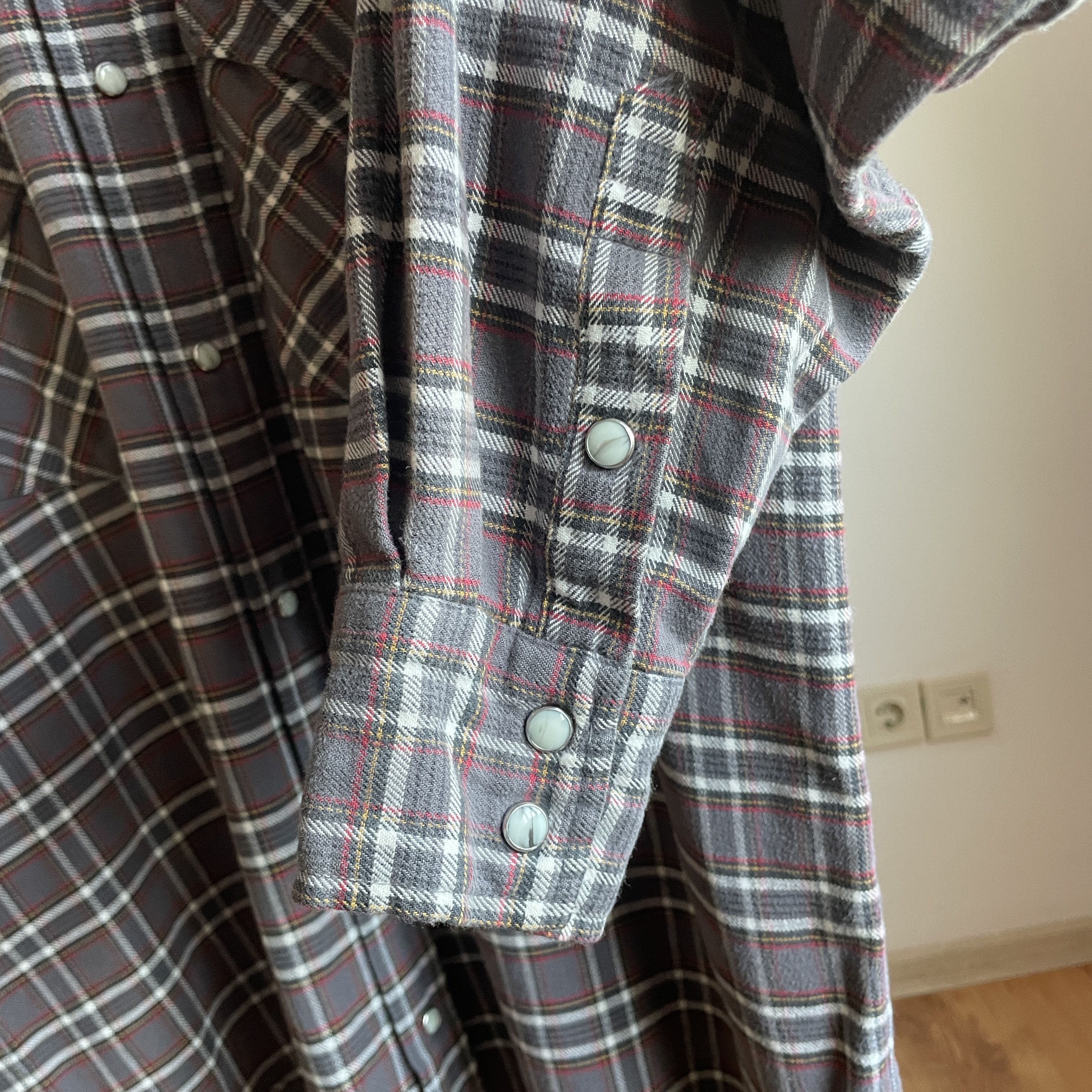 Lee Lee Vintage Checkered Western Heavy Flannel Shirt Size M Size US M / EU 48-50 / 2 - 7 Thumbnail