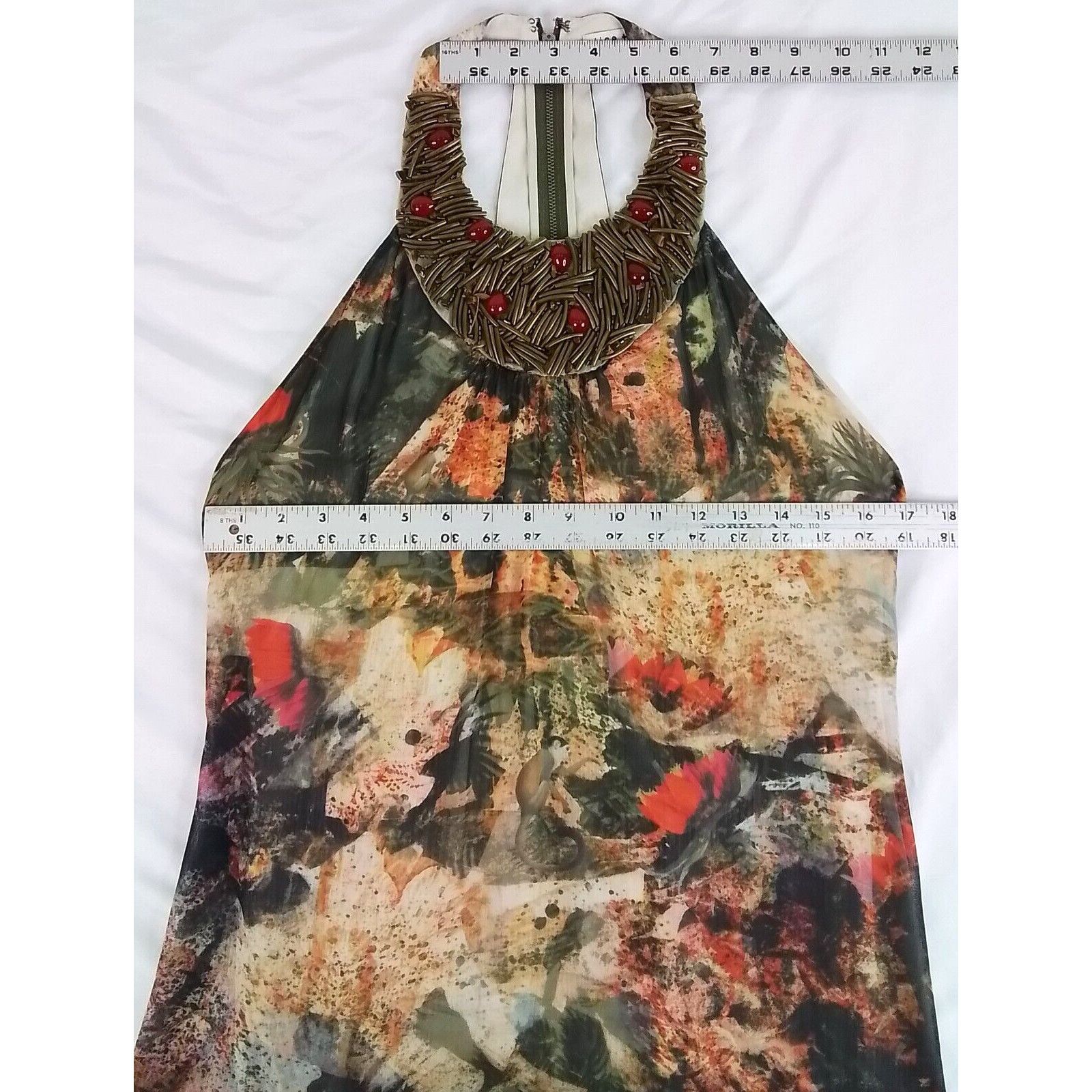 Alice + Olivia Alice + Olivia Dress Women's S Shona Jungle Print Maxi Dress Size S / US 4 / IT 40 - 12 Thumbnail