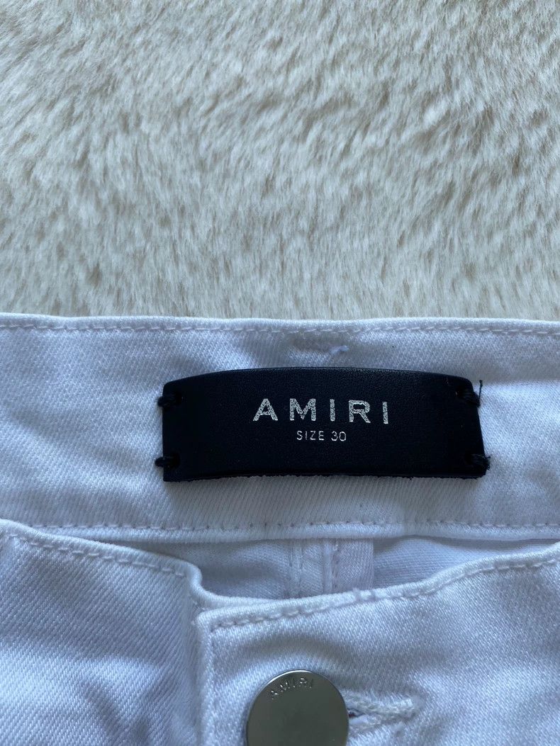 Amiri Amiri White mx2 Jean Size US 30 / EU 46 - 2 Thumbnail