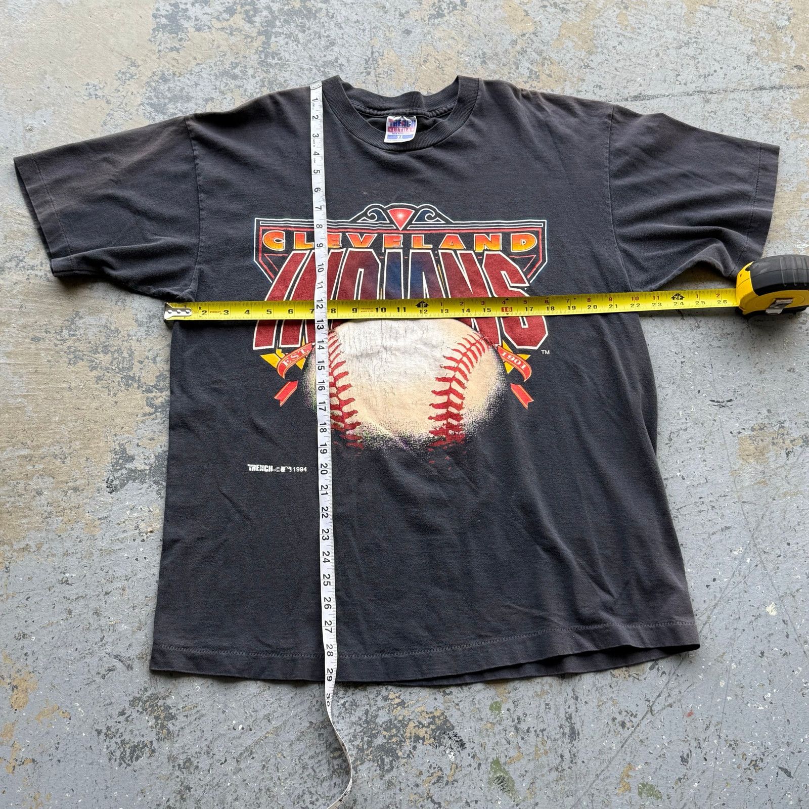 Vintage Vintage 1994 Cleveland Indians Tee XL Size US XL / EU 56 / 4 - 6 Thumbnail