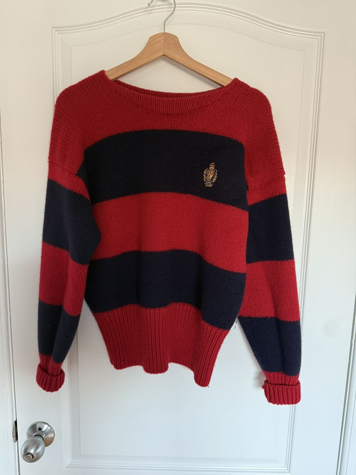 Polo Ralph Lauren Polo pullover vintage crest Size US XL / EU 56 / 4 - 1 Thumbnail