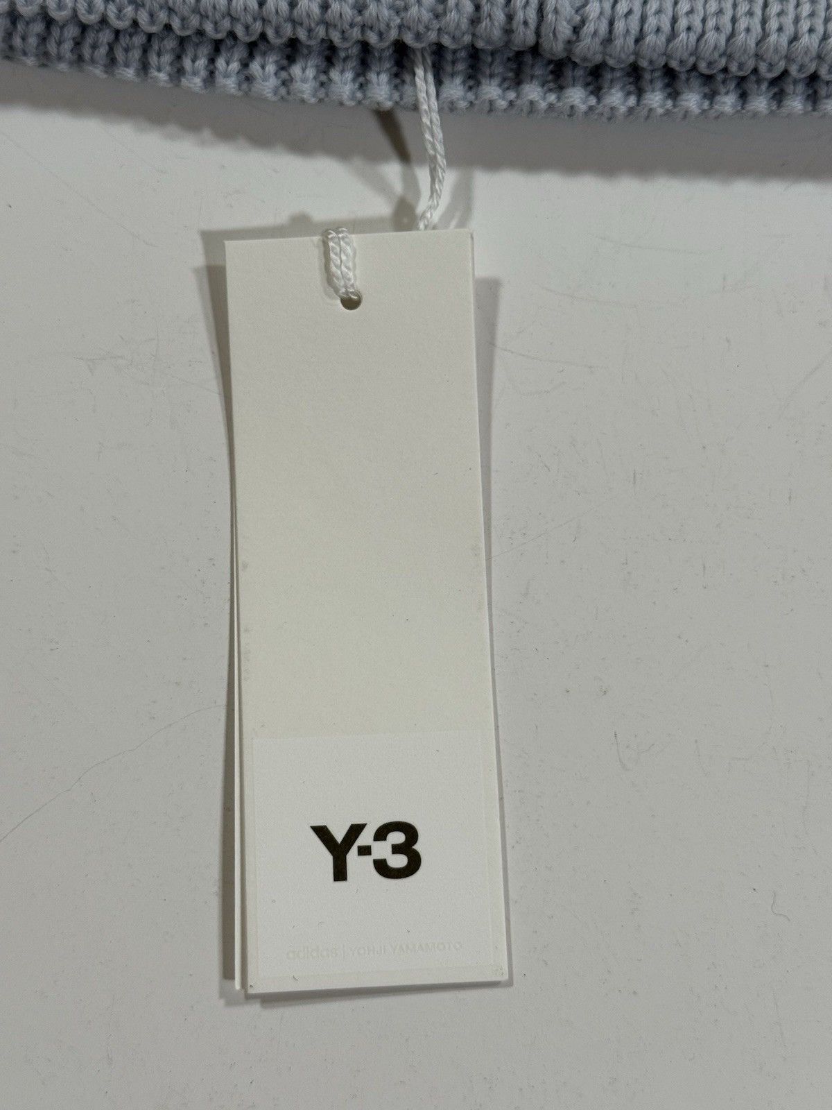 Adidas × Y-3 Y-3 Yohji Yamamoto Beanie Adult Unisex One Size Bluetint NWT Size ONE SIZE - 4 Thumbnail