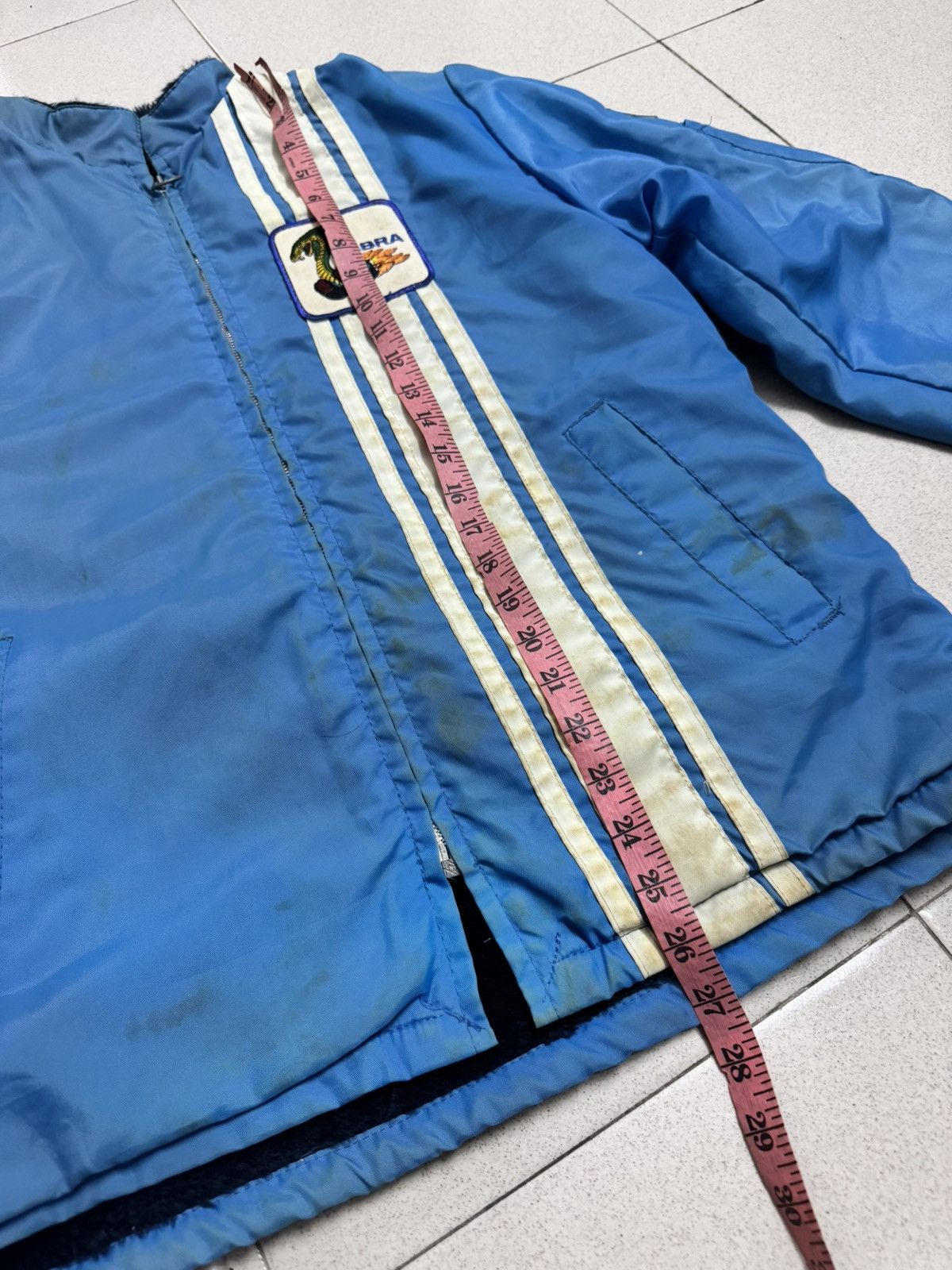 Ford VINTAGE FORD SHELBY COBRA FLEECE LINED JACKET WITH STAINS Size US M / EU 48-50 / 2 - 9 Thumbnail