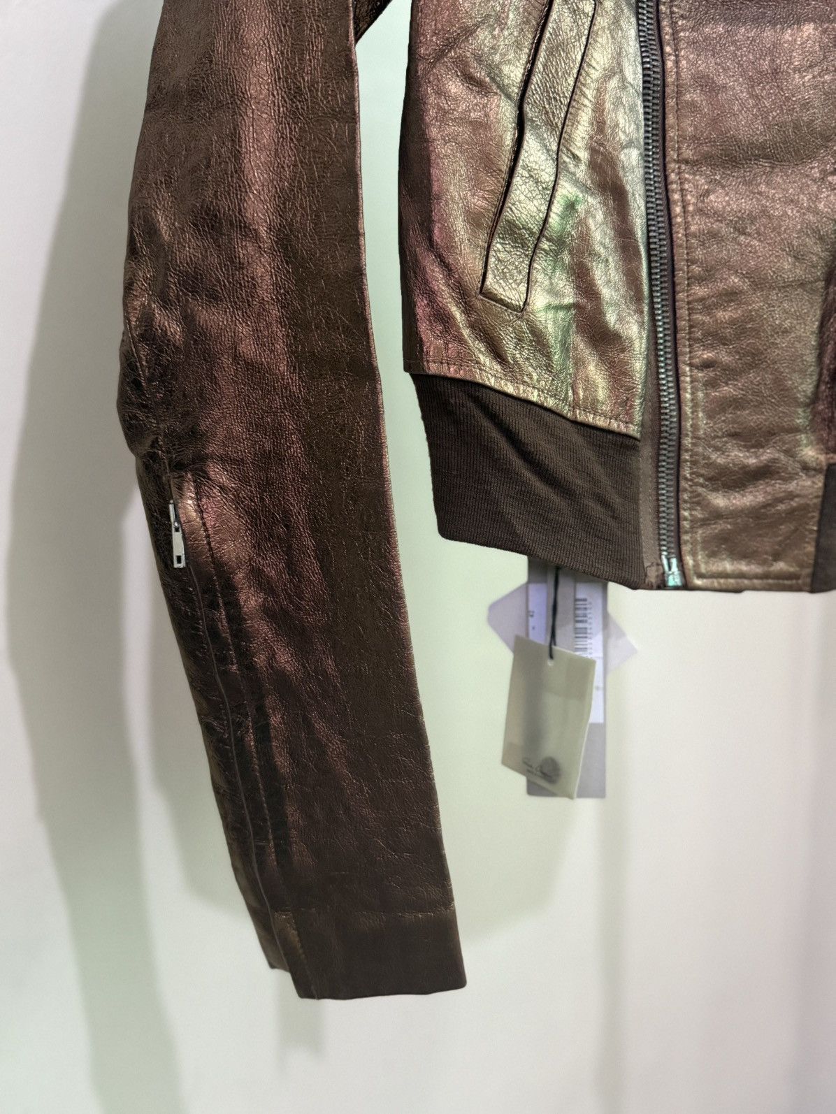 Rick Owens NWT Rick Owens Bronze Neck Jacket Size US S / EU 44-46 / 1 - 3 Thumbnail