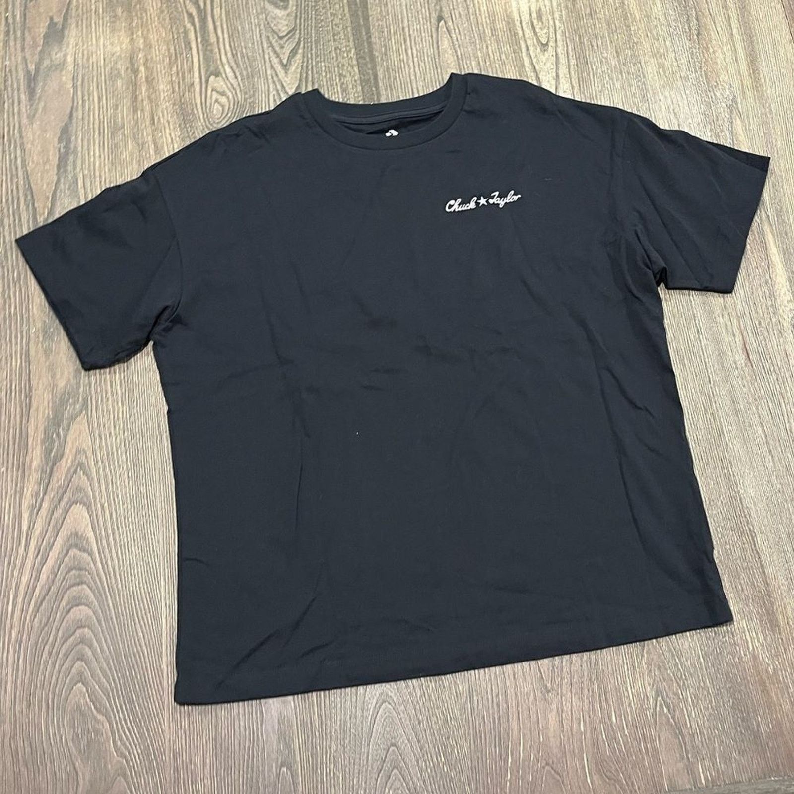 Converse NWOT Converse Chuck Taylor T-Shirt Lightweight Black Small Size S / US 4 / IT 40 - 1 Thumbnail