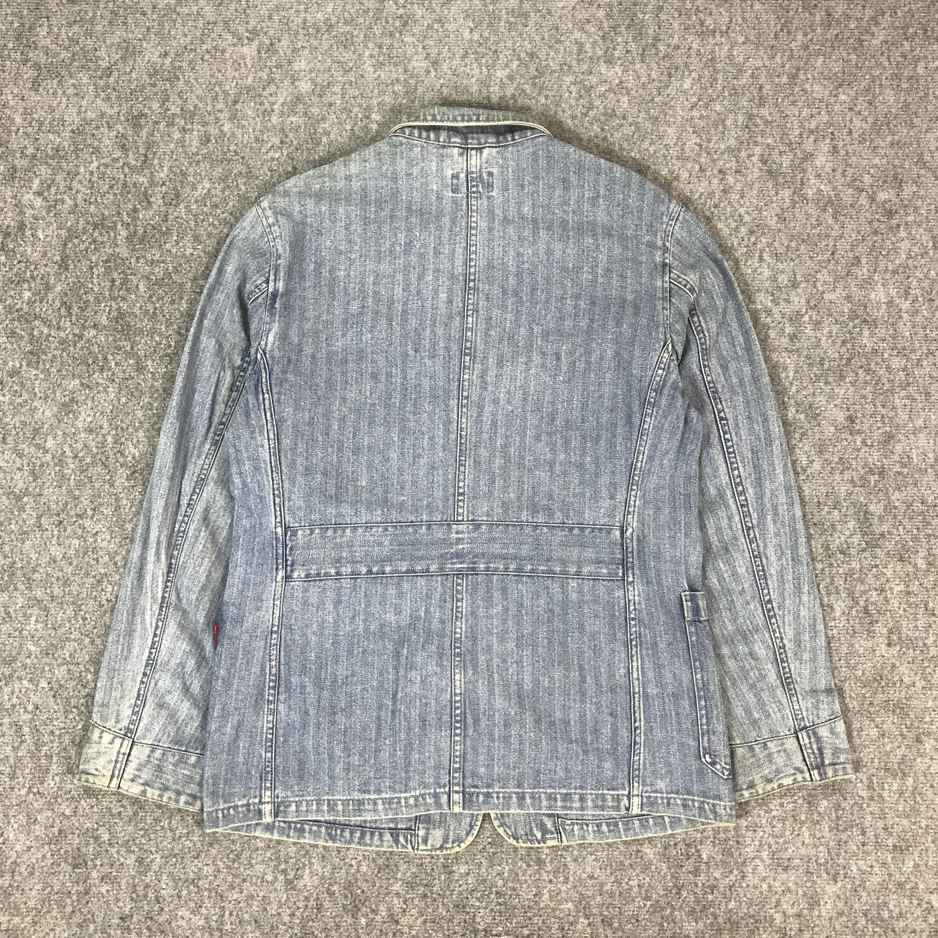 Smith's American SMITHS AMERICAN DENIM BUTTON JACKET Size US M / EU 48-50 / 2 - 2 Thumbnail