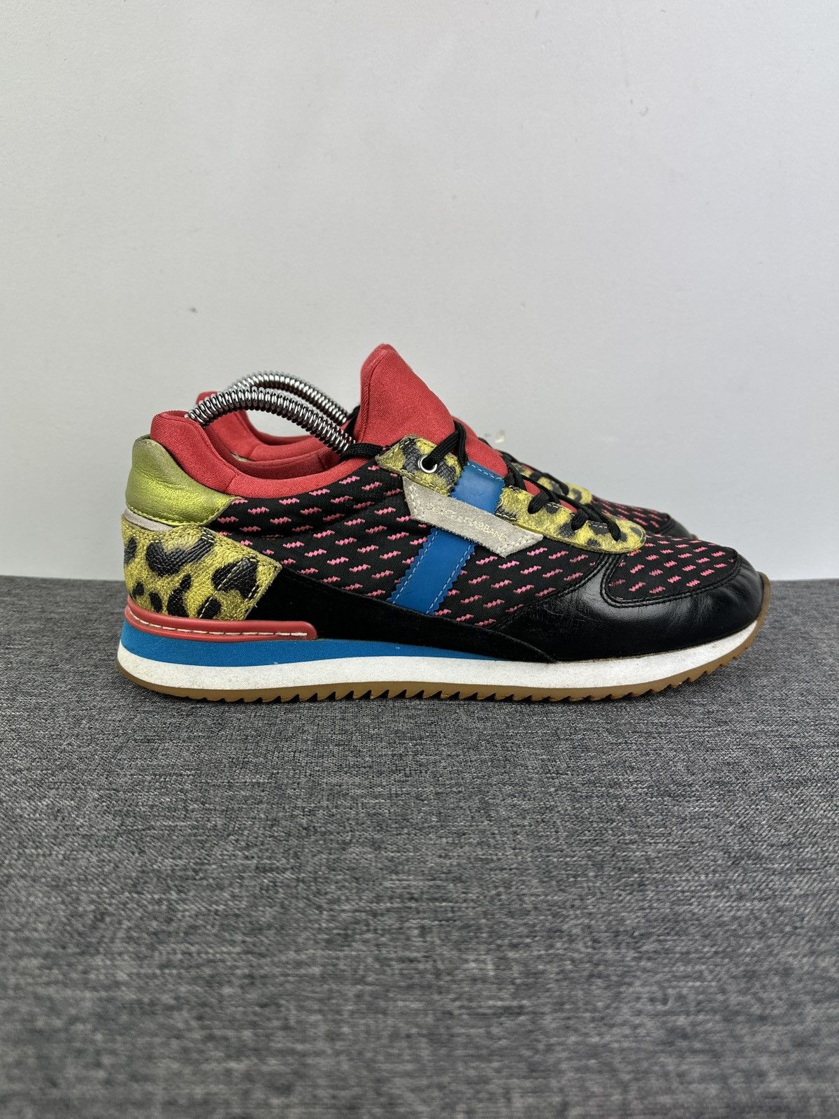 Dolce & Gabbana Dolce & Gabbana Animal & Zigzag Print Trainers Sneakers W’ Size US 7.5 / IT 37.5 - 1 Thumbnail