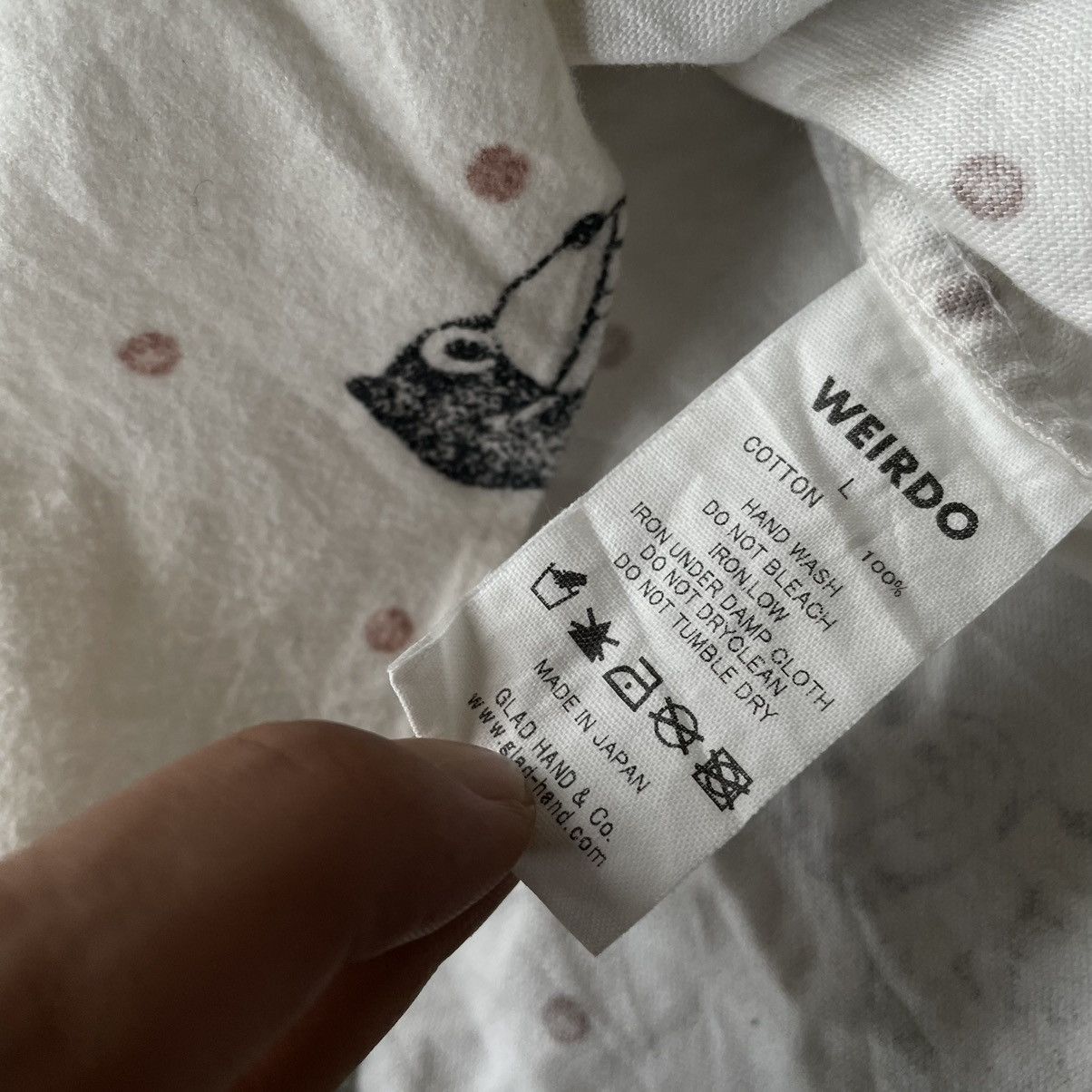 Japanese Brand Weirdo by glad hand & co shirt Size US L / EU 52-54 / 3 - 5 Thumbnail