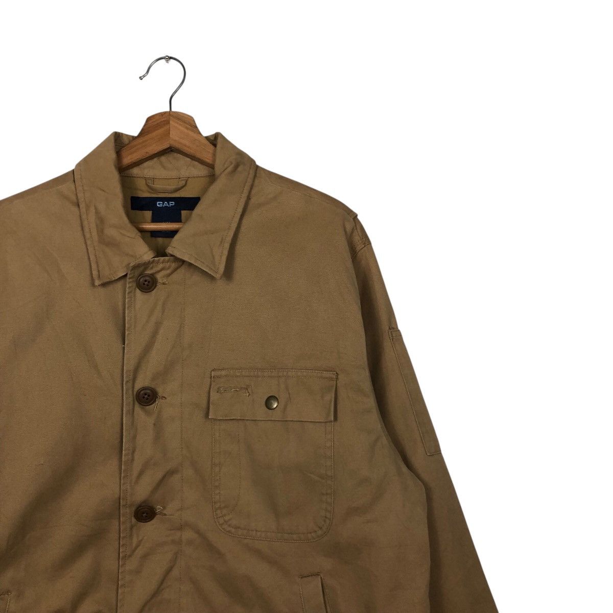 Japanese Brand 📌Vintage Biker Jacket Button Gap Detroit Duck Canvas Size US M / EU 48-50 / 2 - 7 Thumbnail