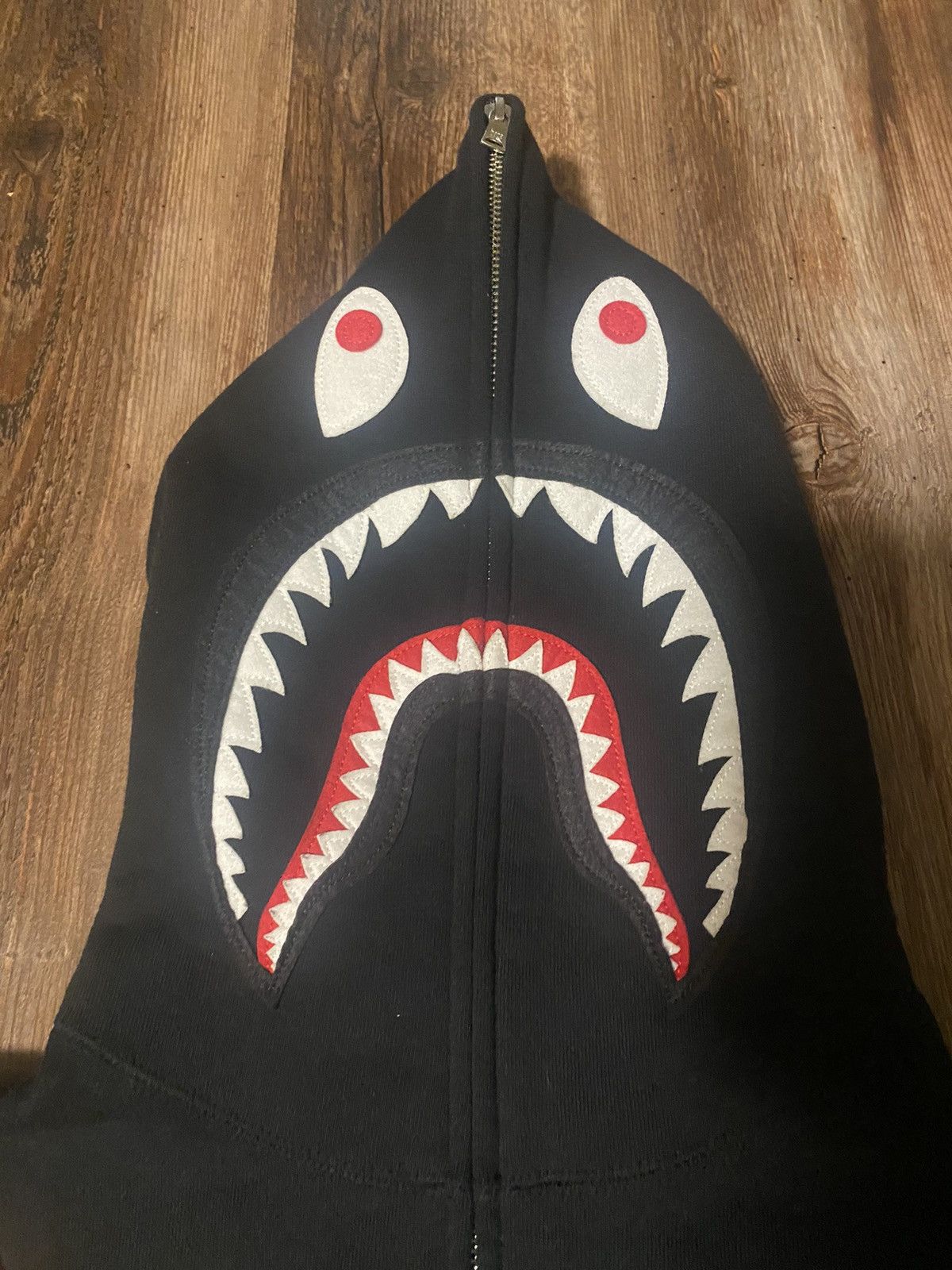 Bape Bape Full Zip PONR Shark Hoodie (SS21) Size US M / EU 48-50 / 2 - 2 Thumbnail