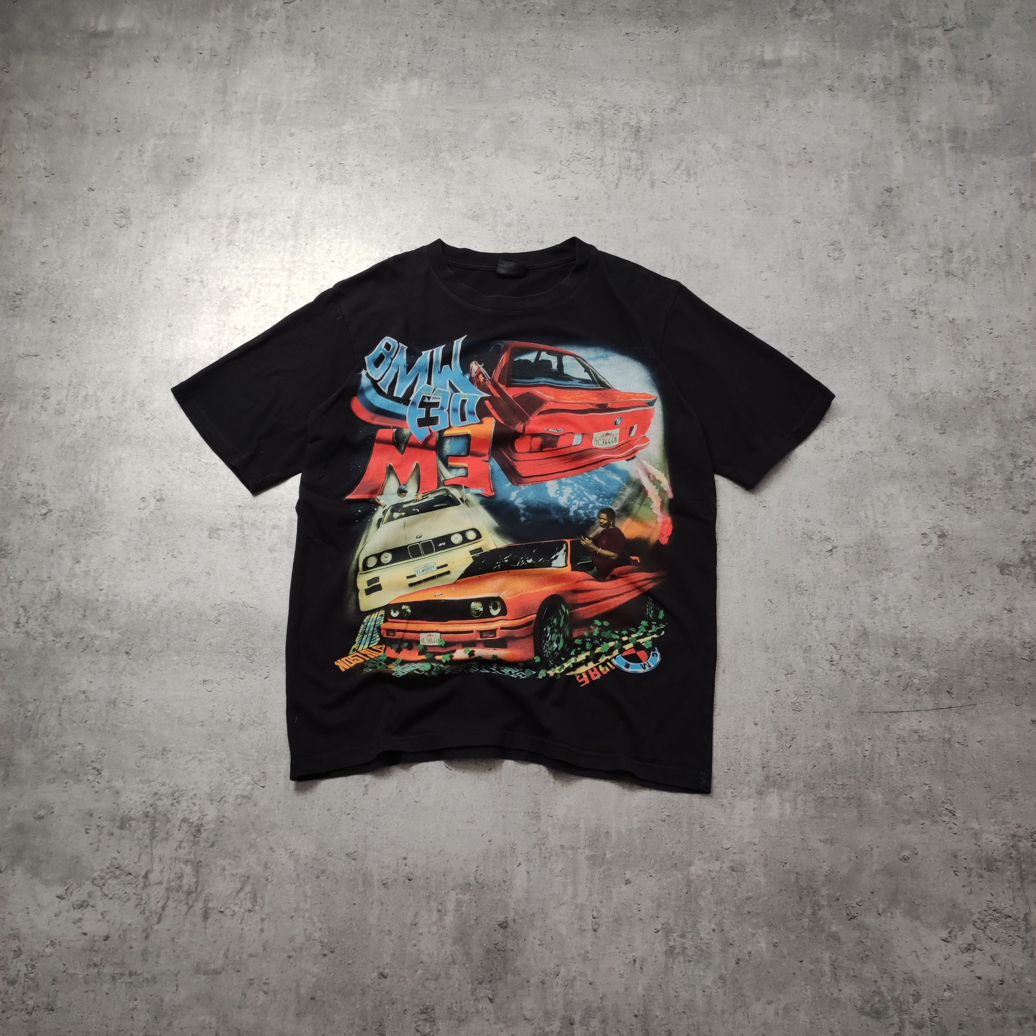 Rap Tees × Vintage RARE Baggy Rap Skate BMW E30 Casper Masi Merch Promo Tee Size US M / EU 48-50 / 2 - 1 Thumbnail