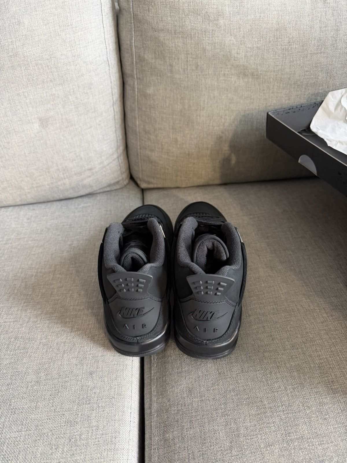Jordan Brand Jordan retro 4 black cat Size US 6.5 / EU 39-40 - 7 Thumbnail