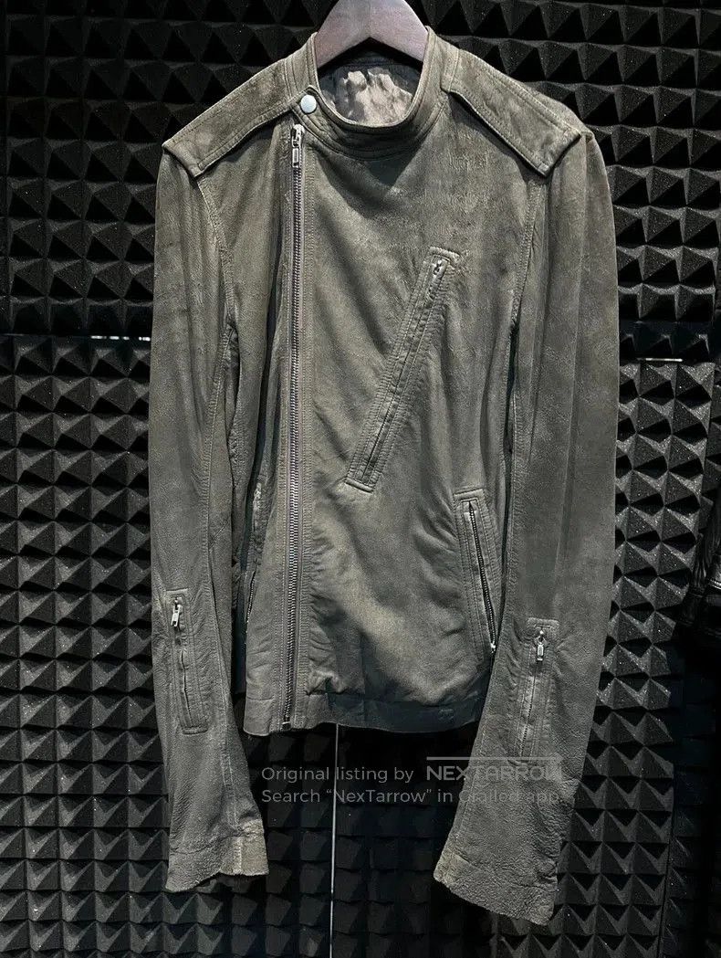 Rick Owens Rick Owens Suede Leather Jacket- Size US M / EU 48-50 / 2 - 8 Thumbnail