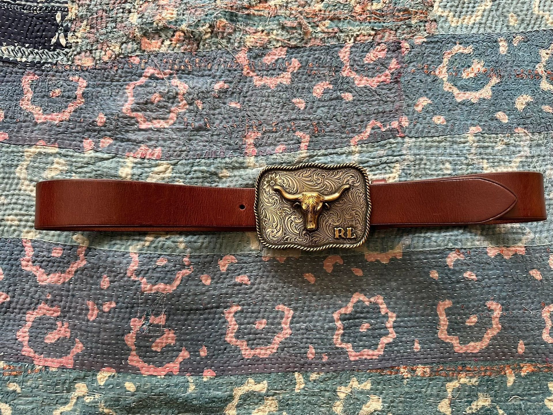 Polo Ralph Lauren Polo Ralph Lauren RRL Bullhead Belt Size ONE SIZE - 1 Thumbnail