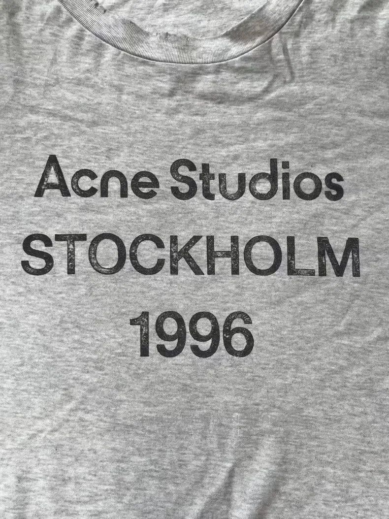 Acne Studios Acne Studios 1996 Series Letter Print Casual Crewneck Shor Size XS / US 0-2 / IT 36-38 - 3 Thumbnail