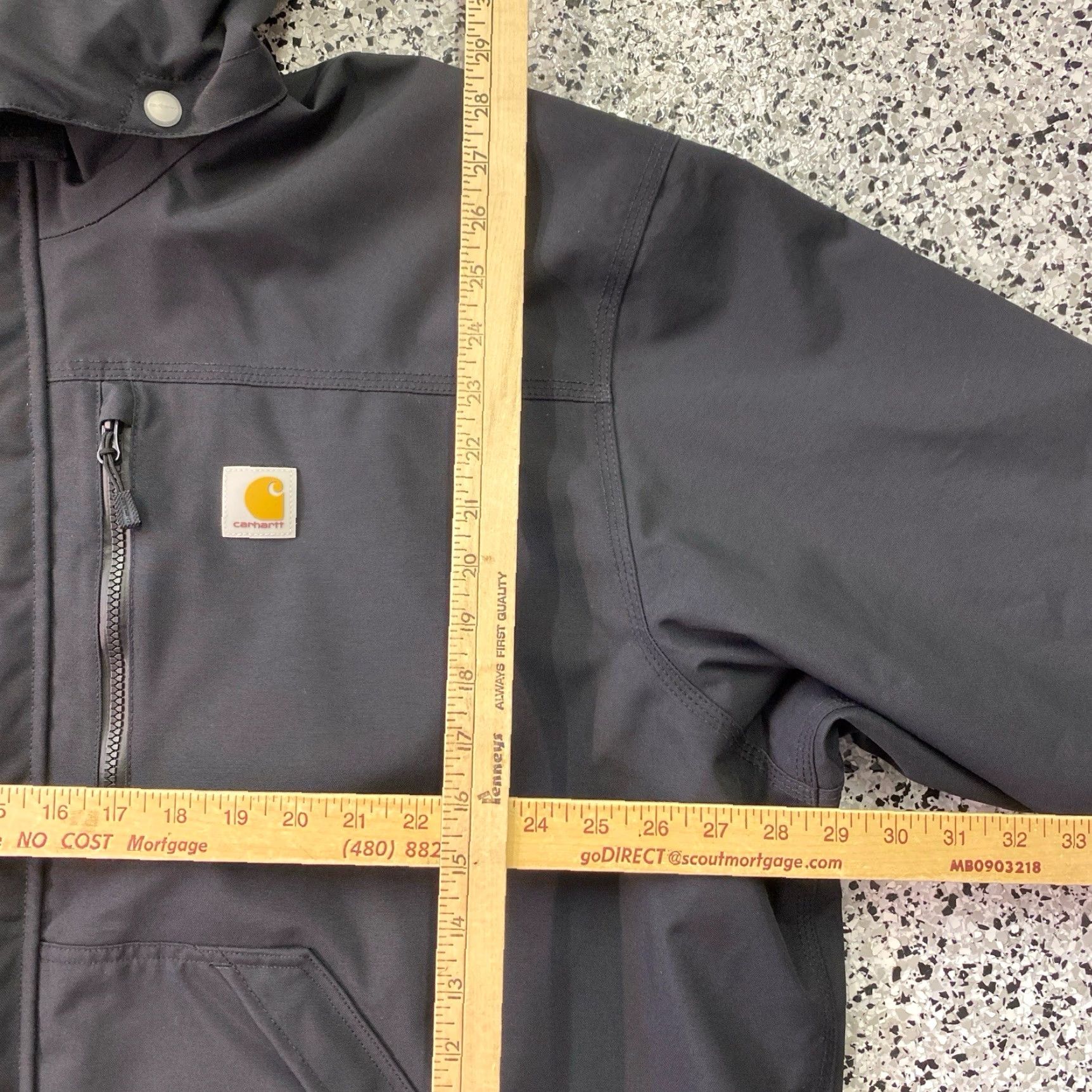 Carhartt Carhartt Jacket 2XL Black Rain Defender Relaxed Fit Full Zip Mens Size US XXL / EU 58 / 5 - 2 Thumbnail