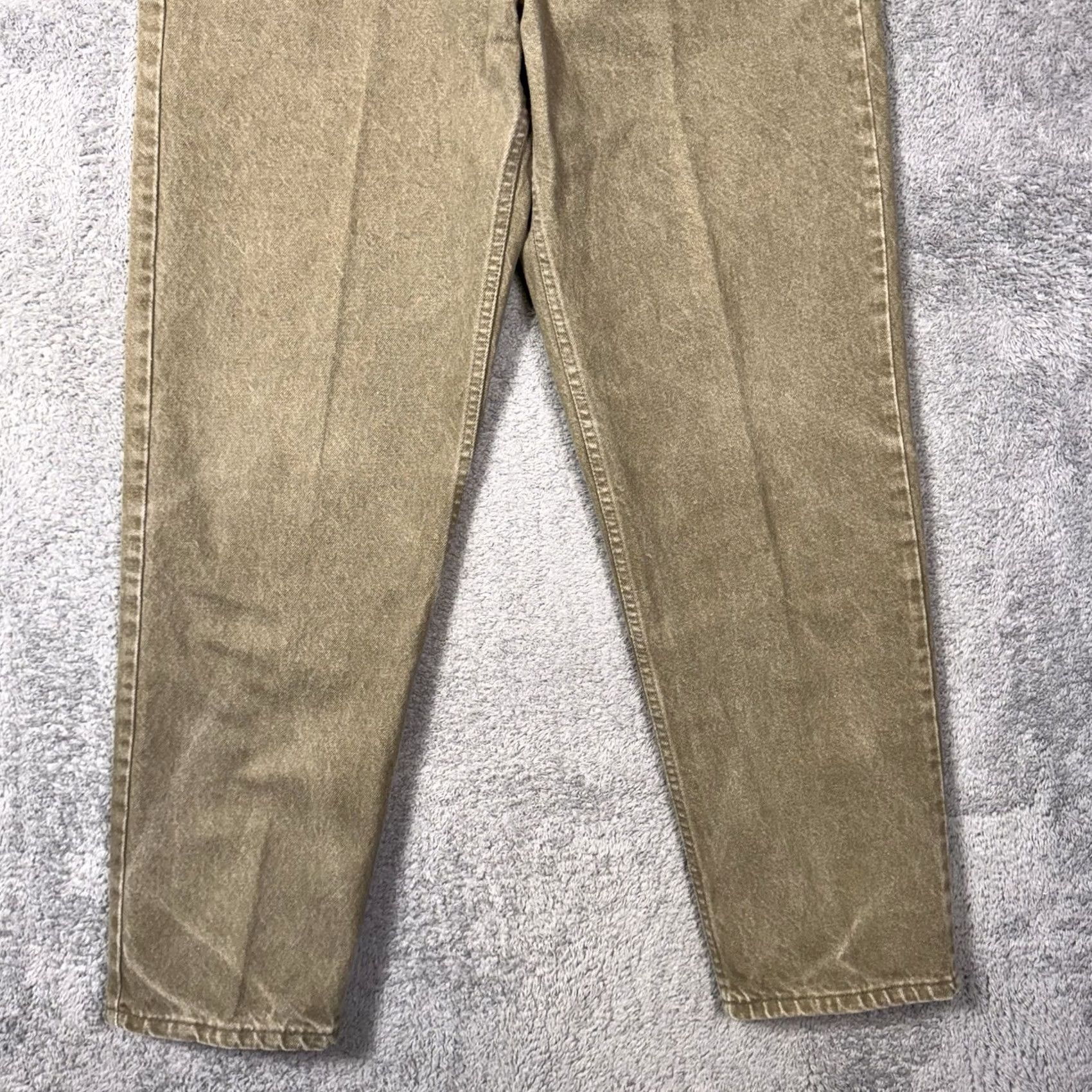 Levi's Vintage Levi'S 550 Orange Tab Jeans Mens 36x32 USA Made 1997 Olive Green - Relaxed Fit 5 Pocket Size US 36 / EU 52 - 5 Thumbnail