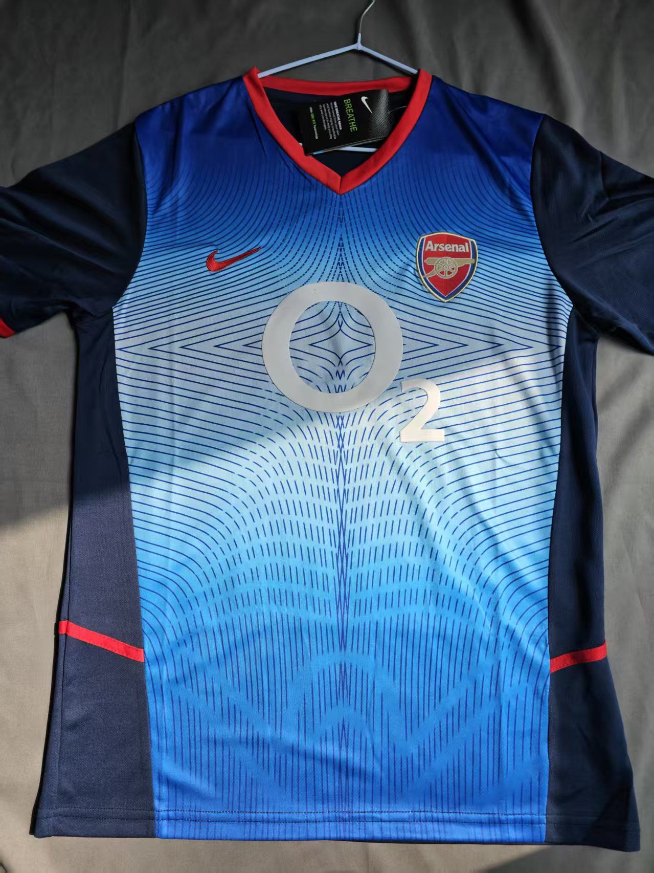 Other Arsenal Jersey Away 2002 04 Season Size US L / EU 52-54 / 3 - 1 Thumbnail