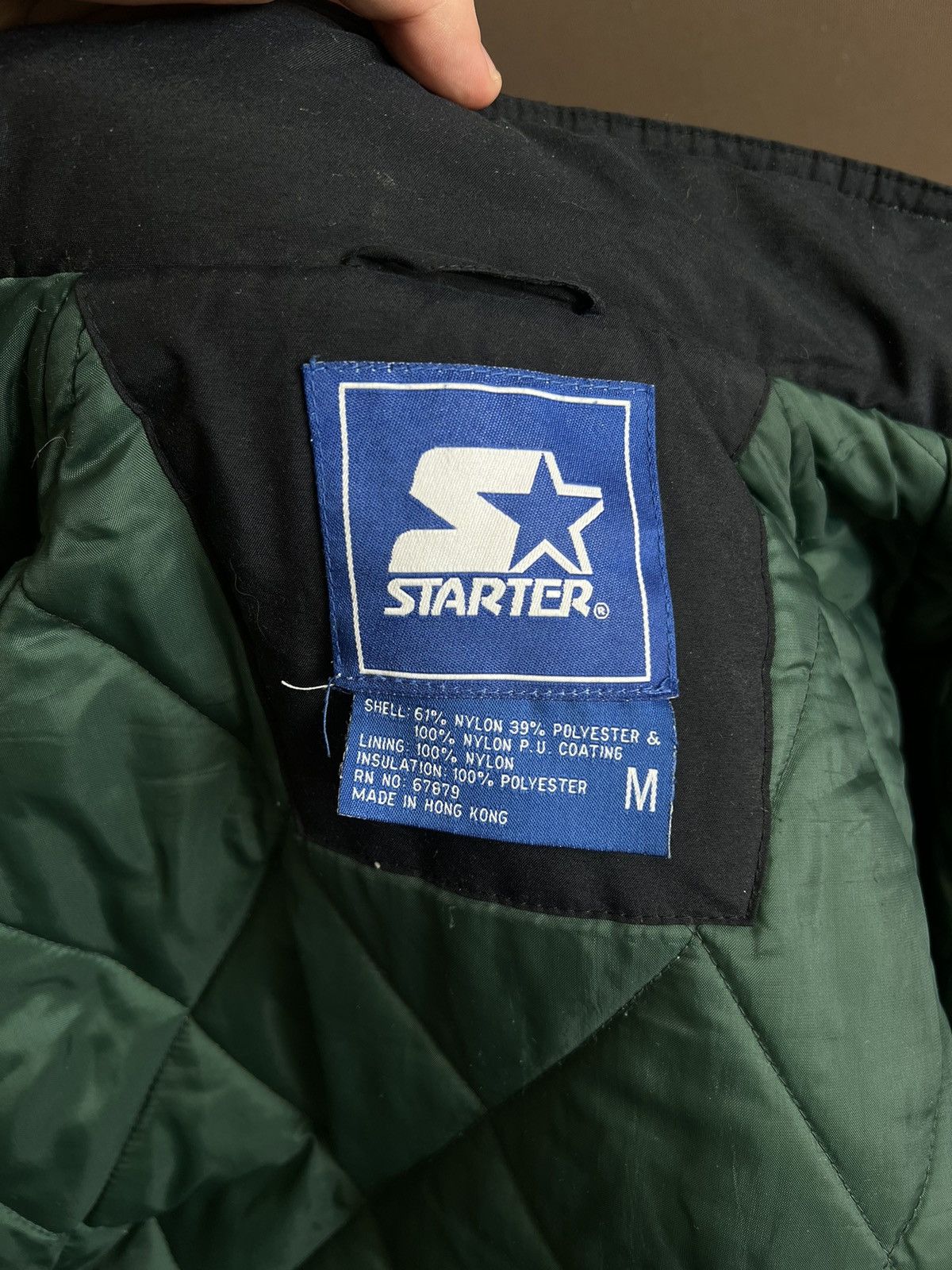 Starter × Vintage Starter Miami University Hurricanes Bomber Jacket Size US M / EU 48-50 / 2 - 4 Thumbnail