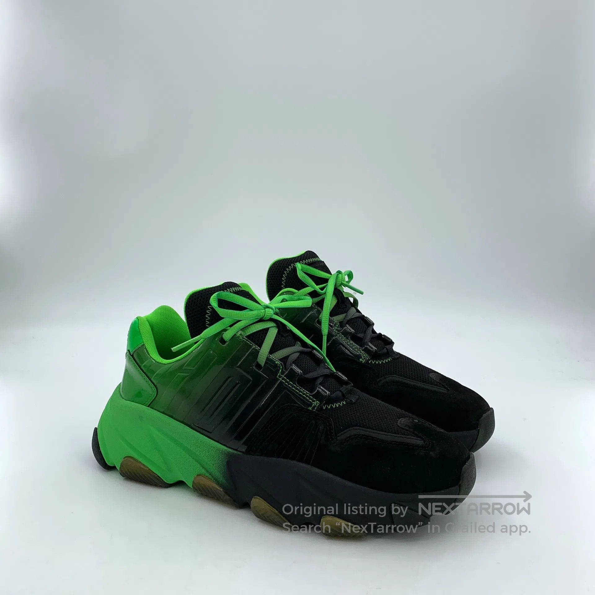 ASH ASH Color Block Lace-Up Casual Flat Sports Dad Shoes| Size US 6 / EU 39 - 2 Thumbnail