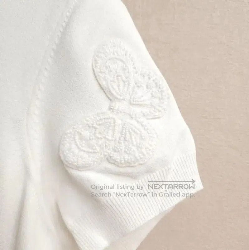 Valentino Valentino White Embroidered Short Dress . Size XS / US 0-2 / IT 36-38 - 3 Thumbnail