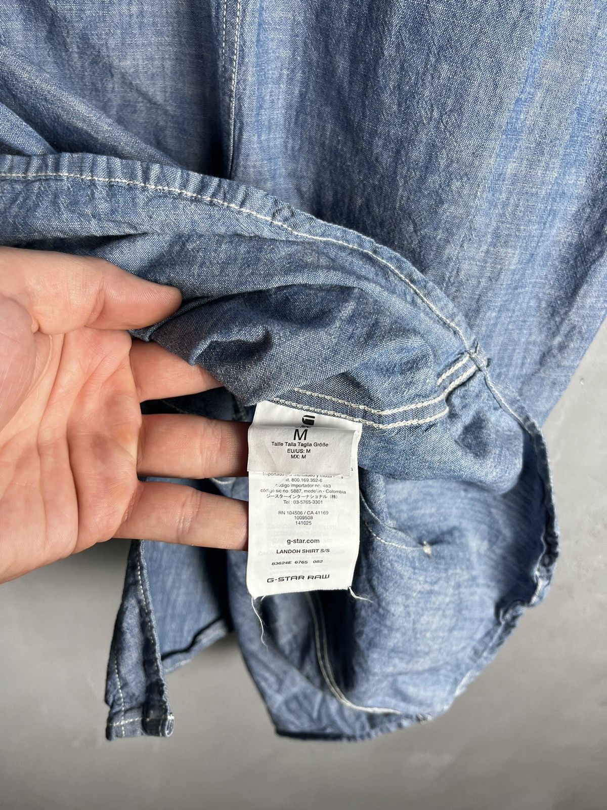G-Star × Vintage G star denim style shirt Size US M / EU 48-50 / 2 - 11 Thumbnail