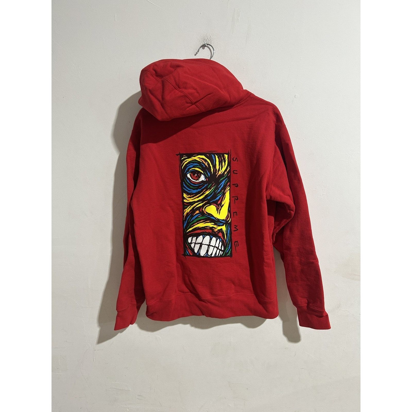 Supreme SUPREME DISTURBED RED ZIP UP HOODIE SIZE LARGE PREOWNED Size US L / EU 52-54 / 3 - 2 Thumbnail