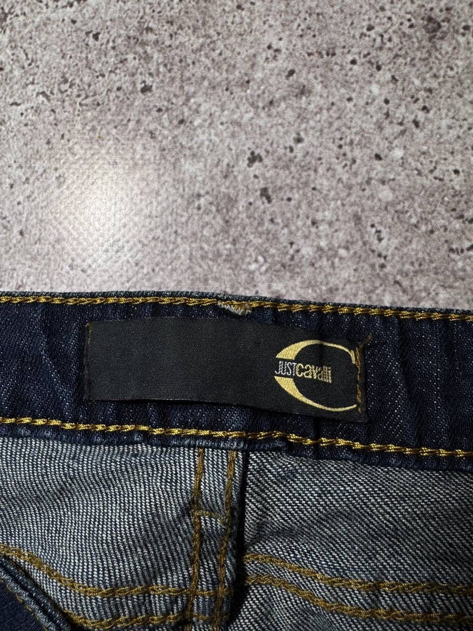 Just Cavalli Just Cavalli Roberto Vintage Embroidered Pocket Denim Jeans Size US 32 / EU 48 - 13 Thumbnail