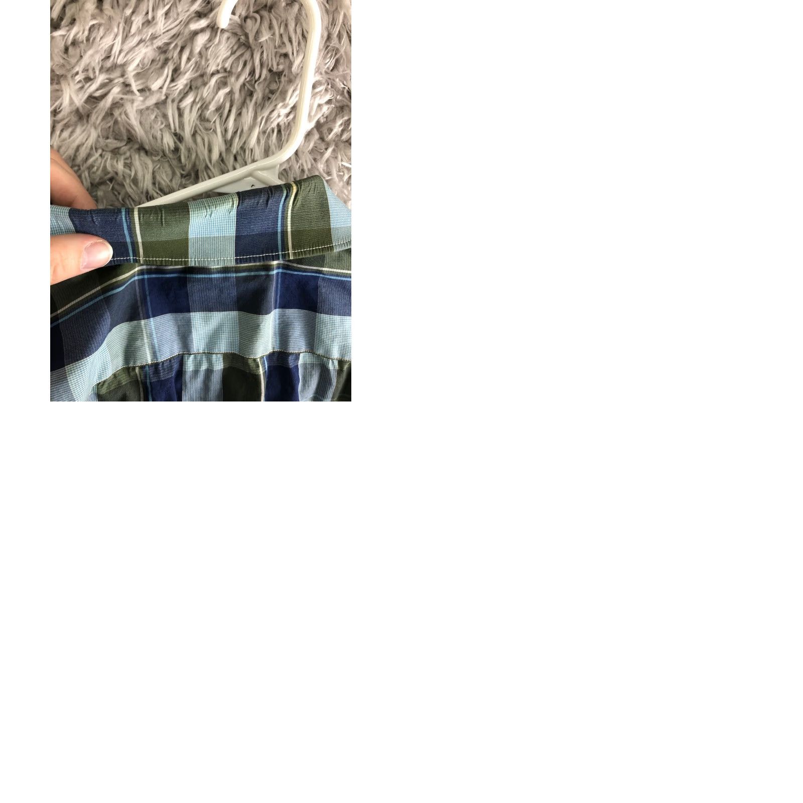 Apt. 9 Apt. 9 Slim Fit Mens 17 34/35 Blue Striped Long Sleeve Spread Collar Shirt Shirt Mens Regular Blue 1990s Modern Classic Shirt Size US L / EU 52-54 / 3 - 9 Thumbnail